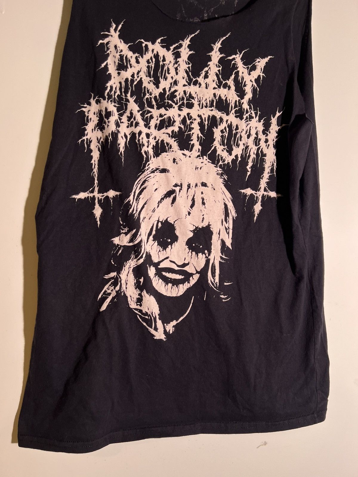 Band Tees Y2K 2000’s VTG Vintage Dolly Parton B*stard MF Goth Tank Top Size US M / EU 48-50 / 2 - 3 Thumbnail