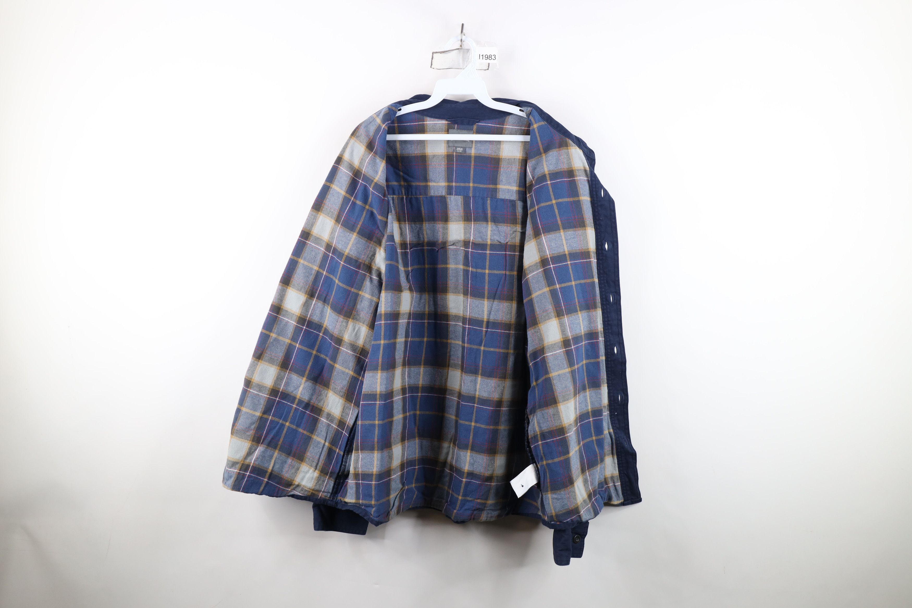 Eddie Bauer Vintage Y2K Eddie Bauer Lined Button Shirt Jacket Jac Shirt Size US XL / EU 56 / 4 - 9 Thumbnail