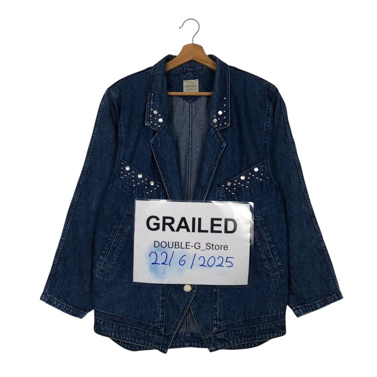 Japanese Brand 📌Vintage Biker Denim Jacket Indigo Cetra Issey Miyake Size US M / EU 48-50 / 2 - 1 Thumbnail
