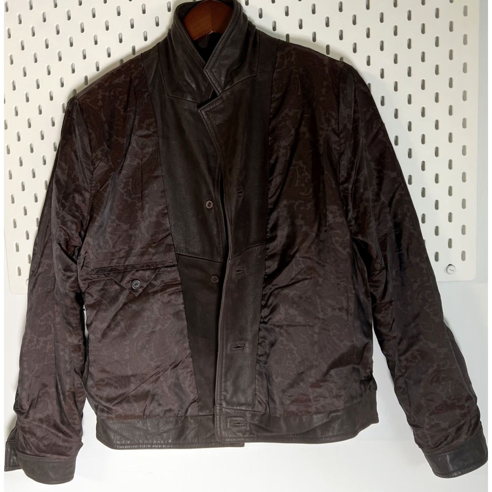 Vintage VINTAGE Danier Womens Genuine Leather Jacket Short Brown 10-12 Regular Long Sleeve Zipper - (J2137) Size L / US 10 / IT 46 - 5 Thumbnail