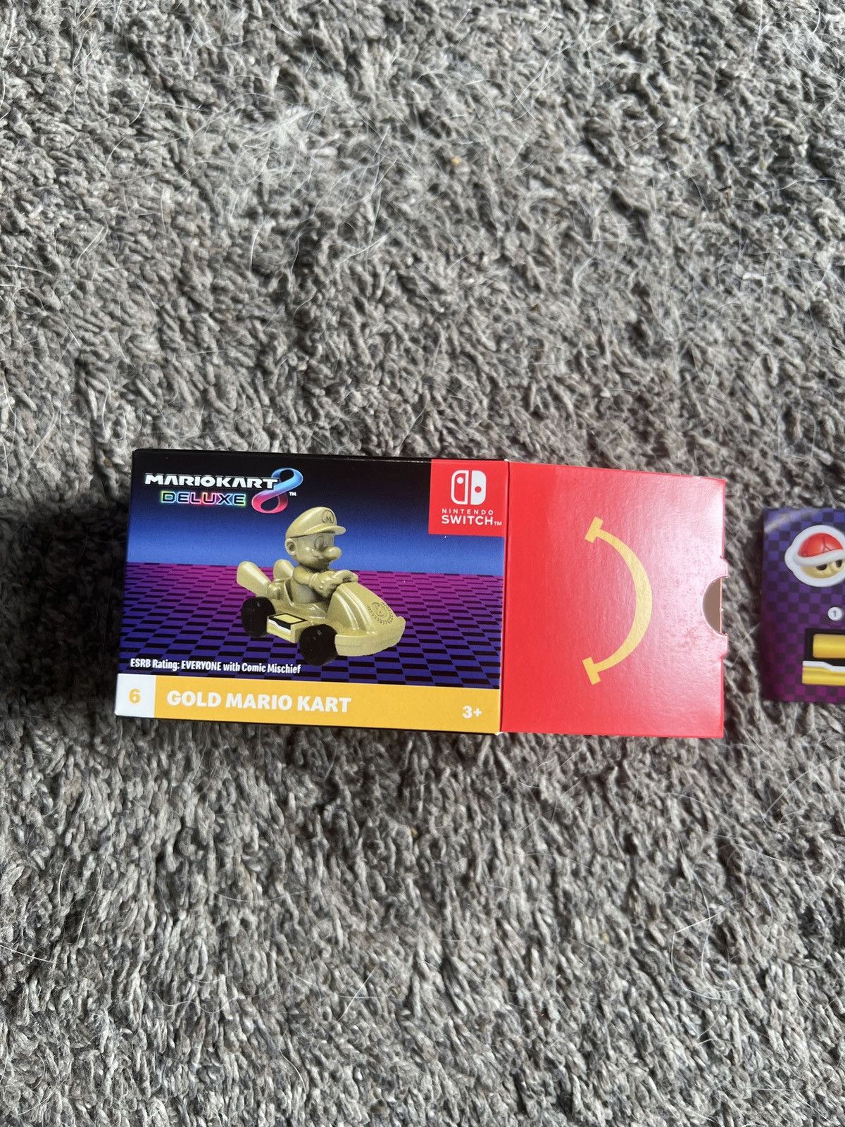 Nintendo 2024 McDonald’s Nintendo Mario Kart 8 Deluxe Gold Mario Kart Size ONE SIZE - 8 Thumbnail
