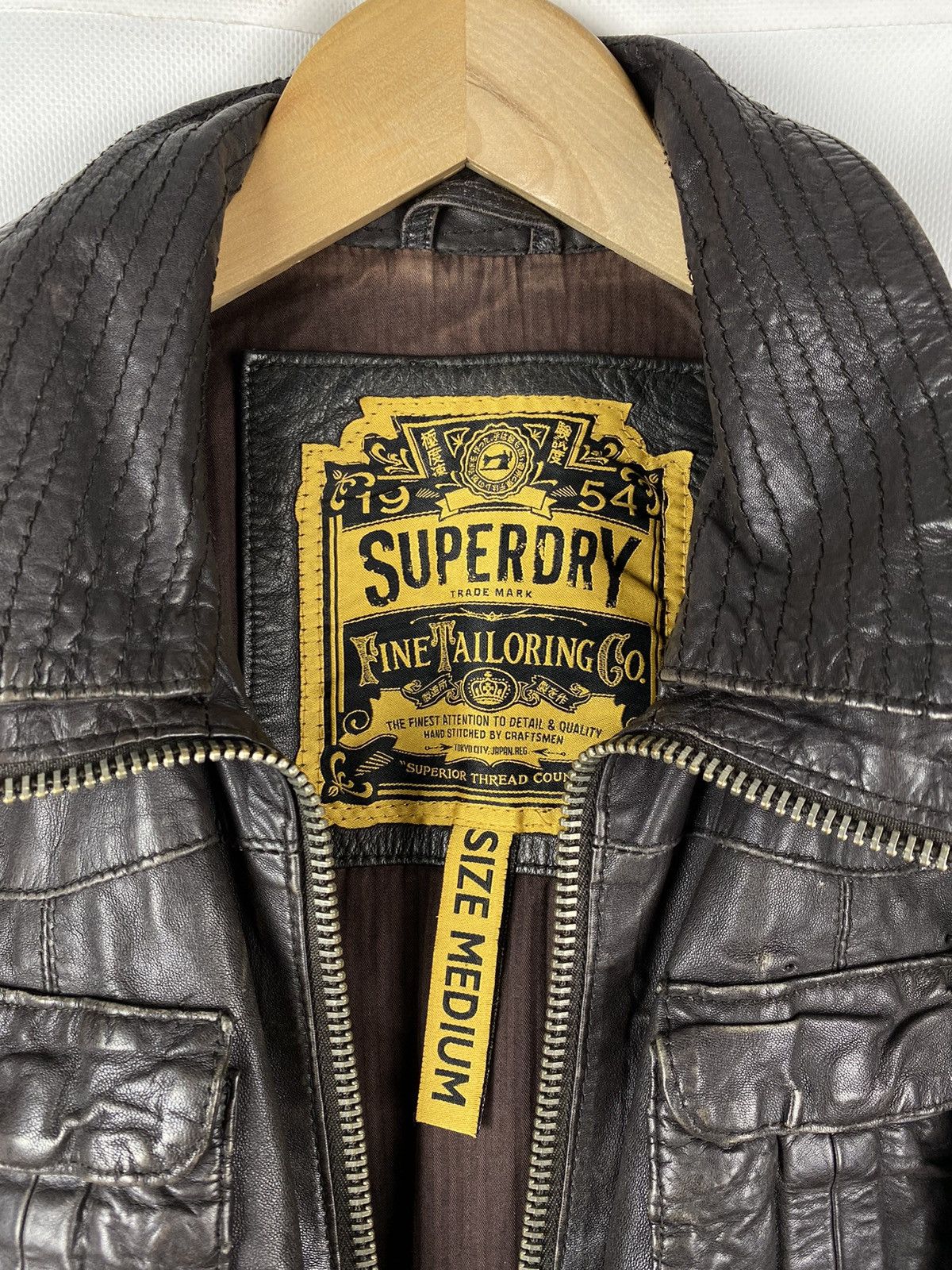 Superdry Superdry Japan men’s leather multipocket Jacket Size US M / EU 48-50 / 2 - 24 Thumbnail