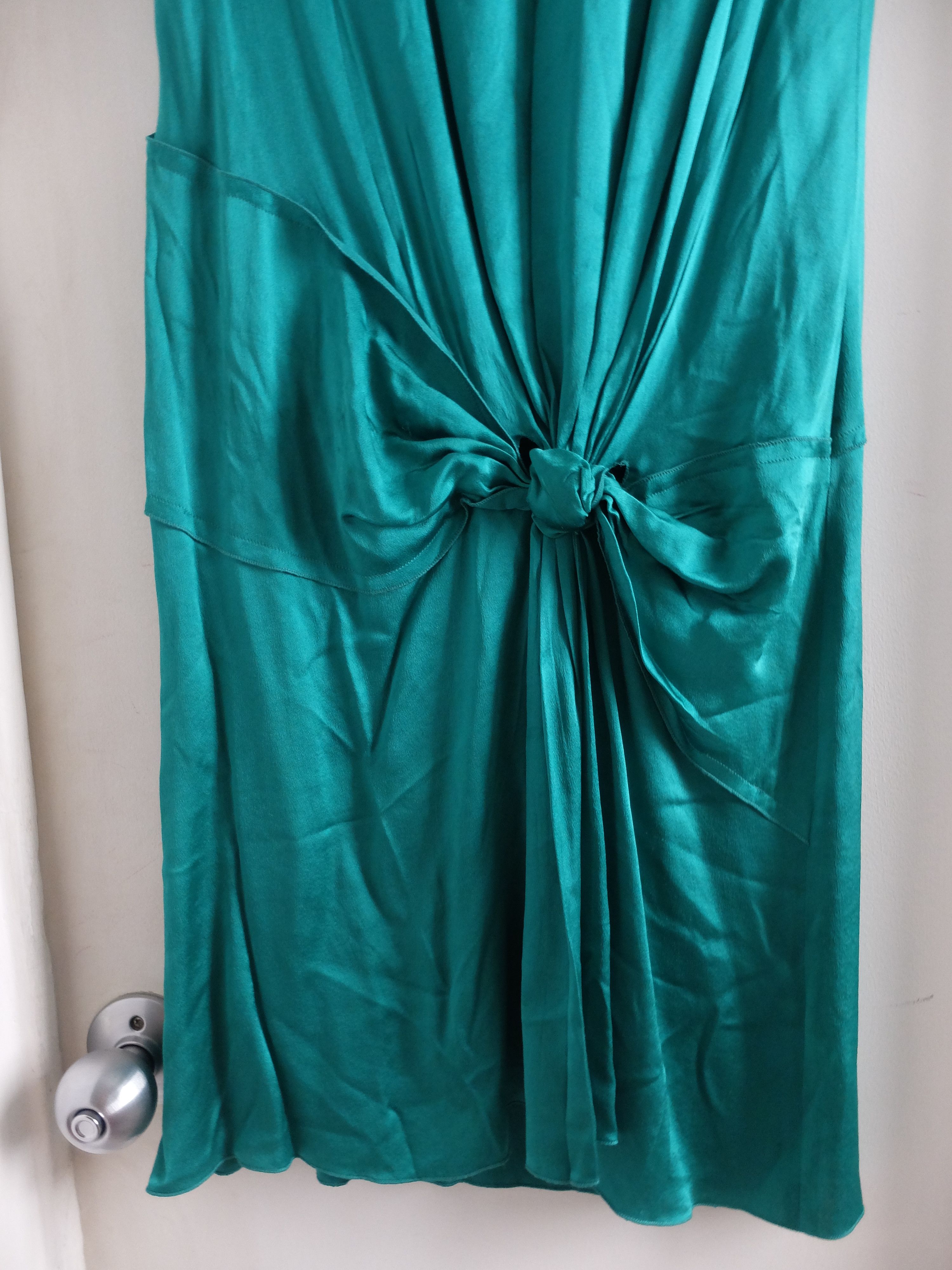 Alberta Ferretti Emerald Green Party Dress 6 Size M / US 6-8 / IT 42-44 - 8 Thumbnail