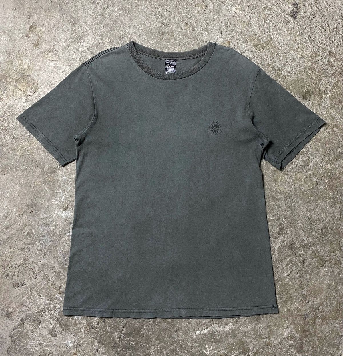 image of Number N Ine x Takahiromiyashita The Soloist Number (N)Ine Aw06 "noir" Clover T-Shirt in Dark Gray 