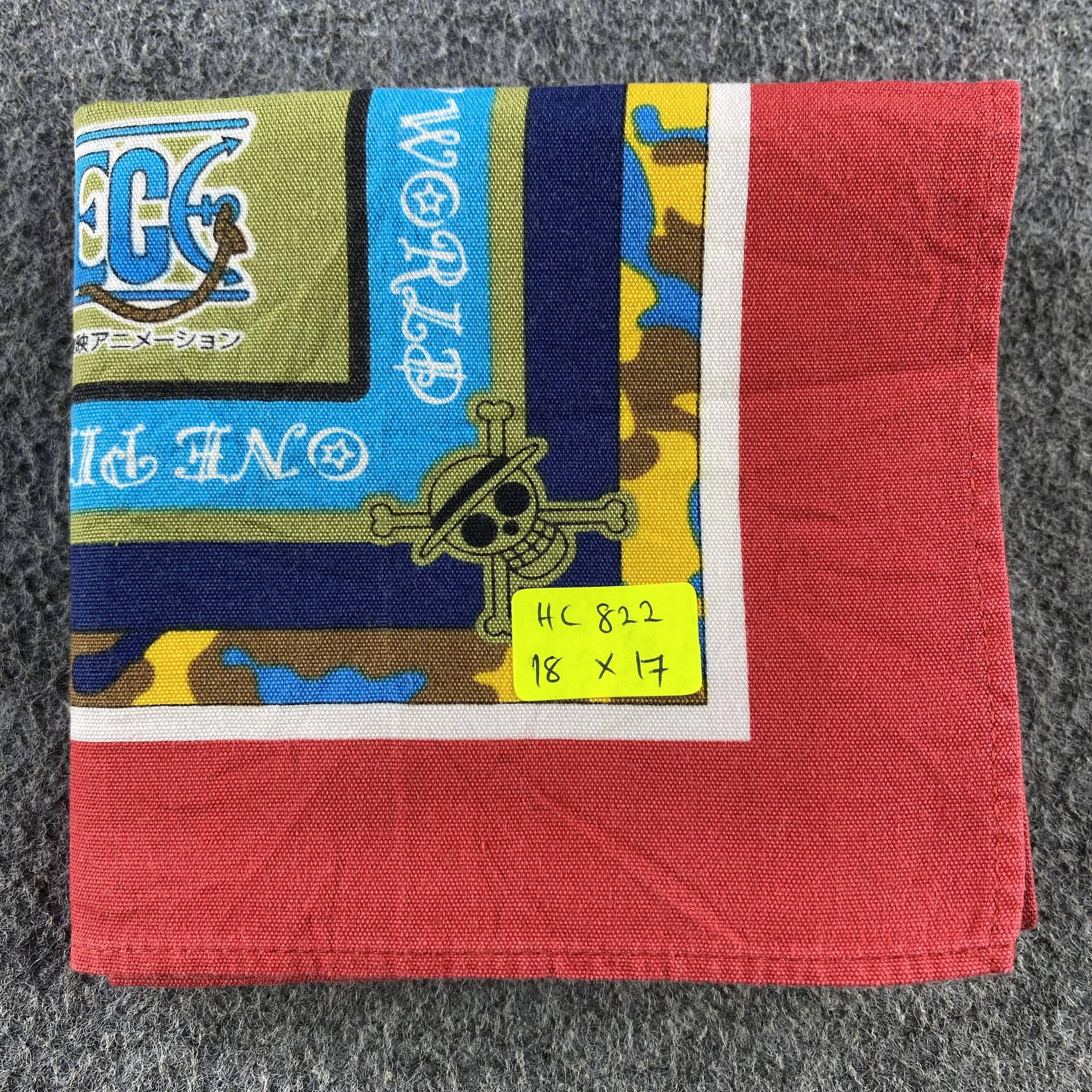Anime × Japanese Brand One Piece Handkerchief/Neckerchief/Bandana HC822 Size ONE SIZE - 6 Thumbnail