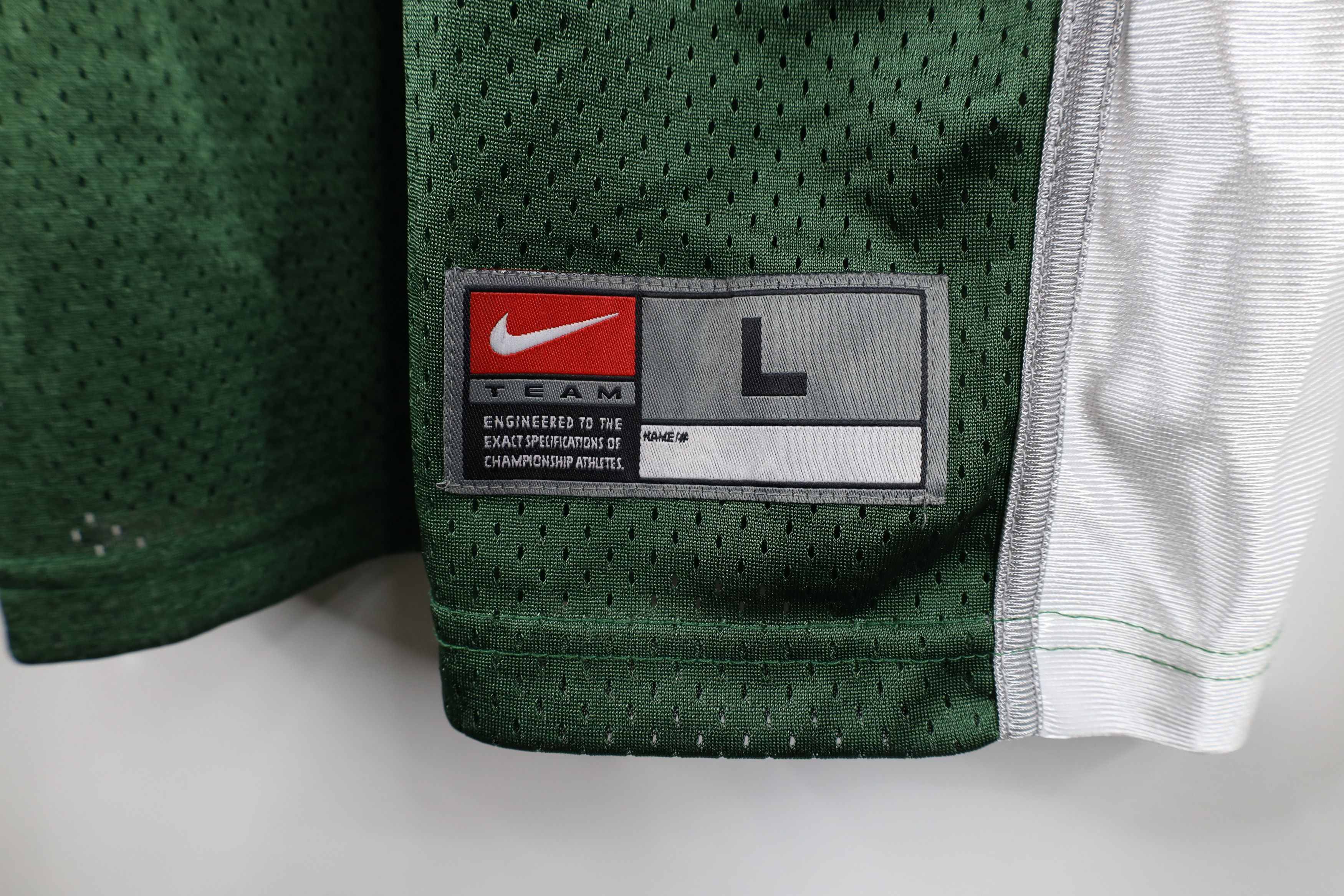 Nike × Vintage Vintage Nike Michigan State University Football Jersey Green Size US L / EU 52-54 / 3 - 4 Thumbnail