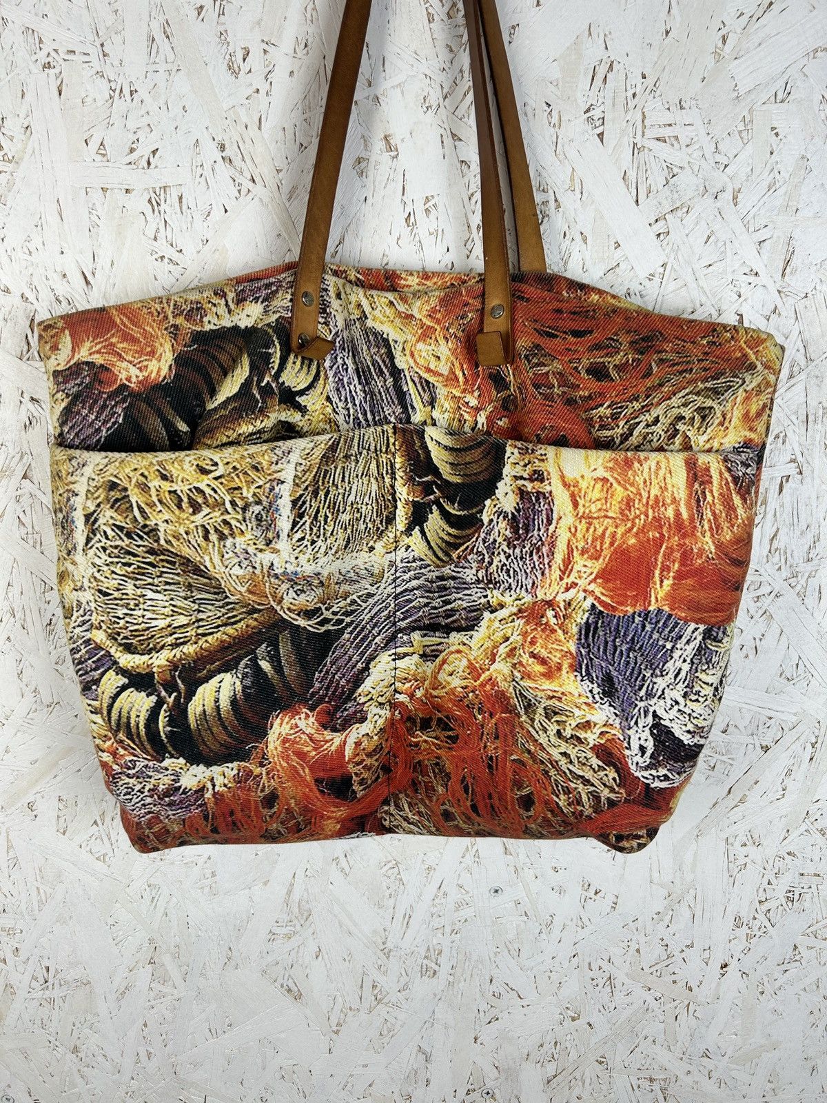 Vivienne Westwood Vivienne Westwood Net Allover Print Multicolor Tote Bag Size ONE SIZE - 5 Thumbnail