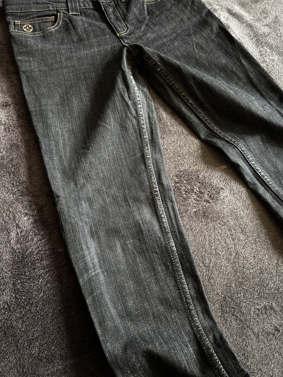 Louis Vuitton Louis Vuitton vintage zip jeans pants Size 26" / US 2 / IT 38 - 3 Thumbnail