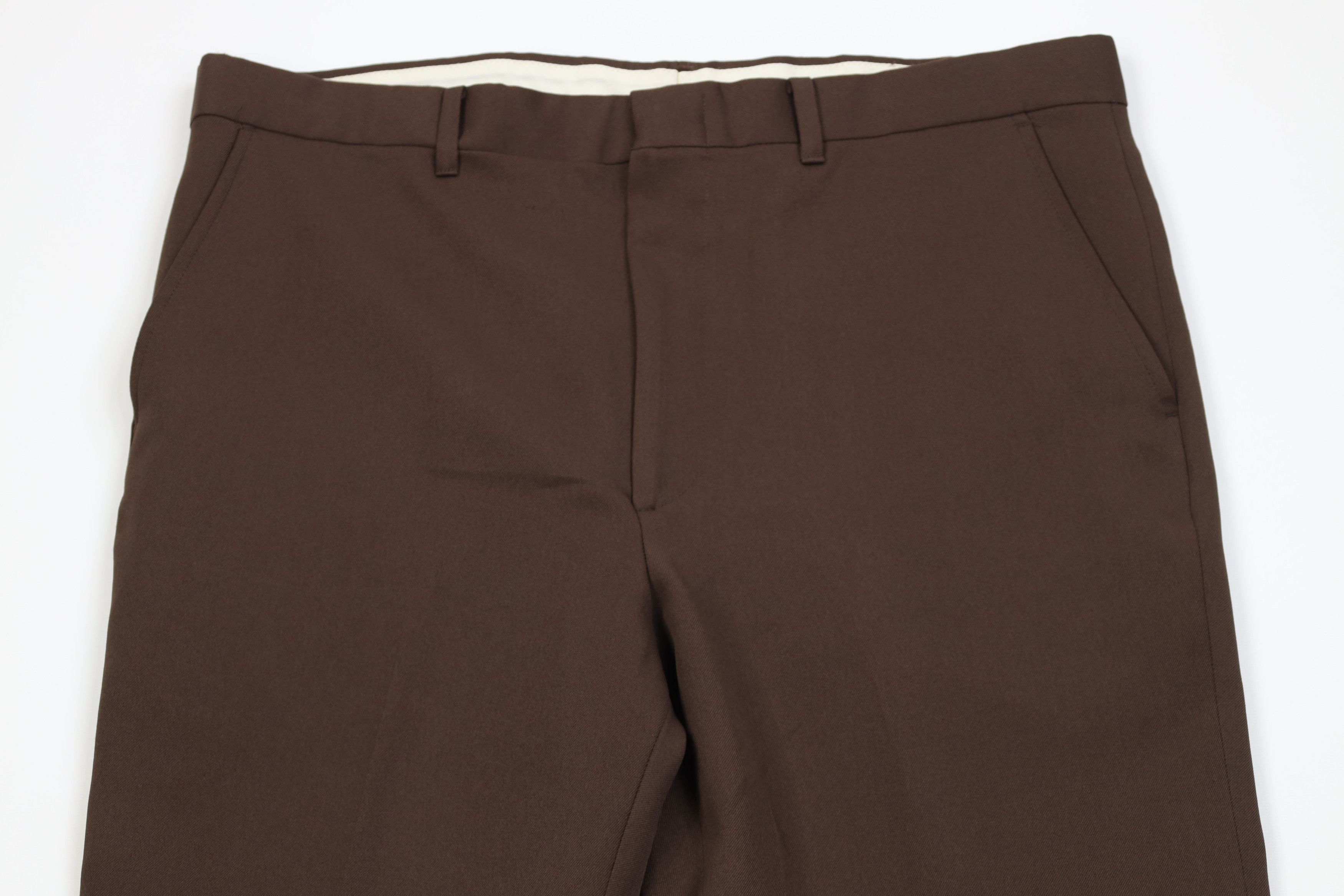Vintage Vintage 70s Streetwear Flared Wide Leg Chino Pants Brown USA Size US 36 / EU 52 - 2 Thumbnail