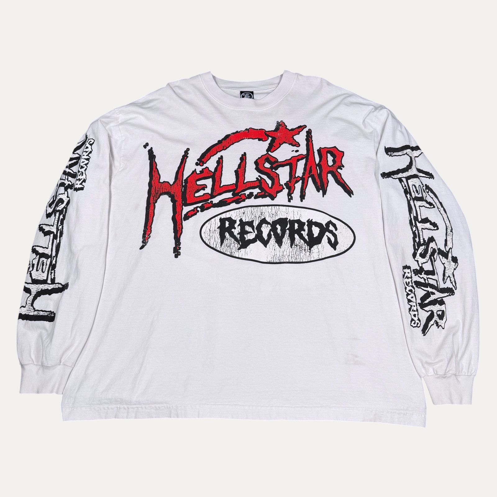 赤*す様 Hellstar ロングスリーブTシャツ M HELLSTAR × Streetwear Hellstar Records White/Red Long Sleeve T