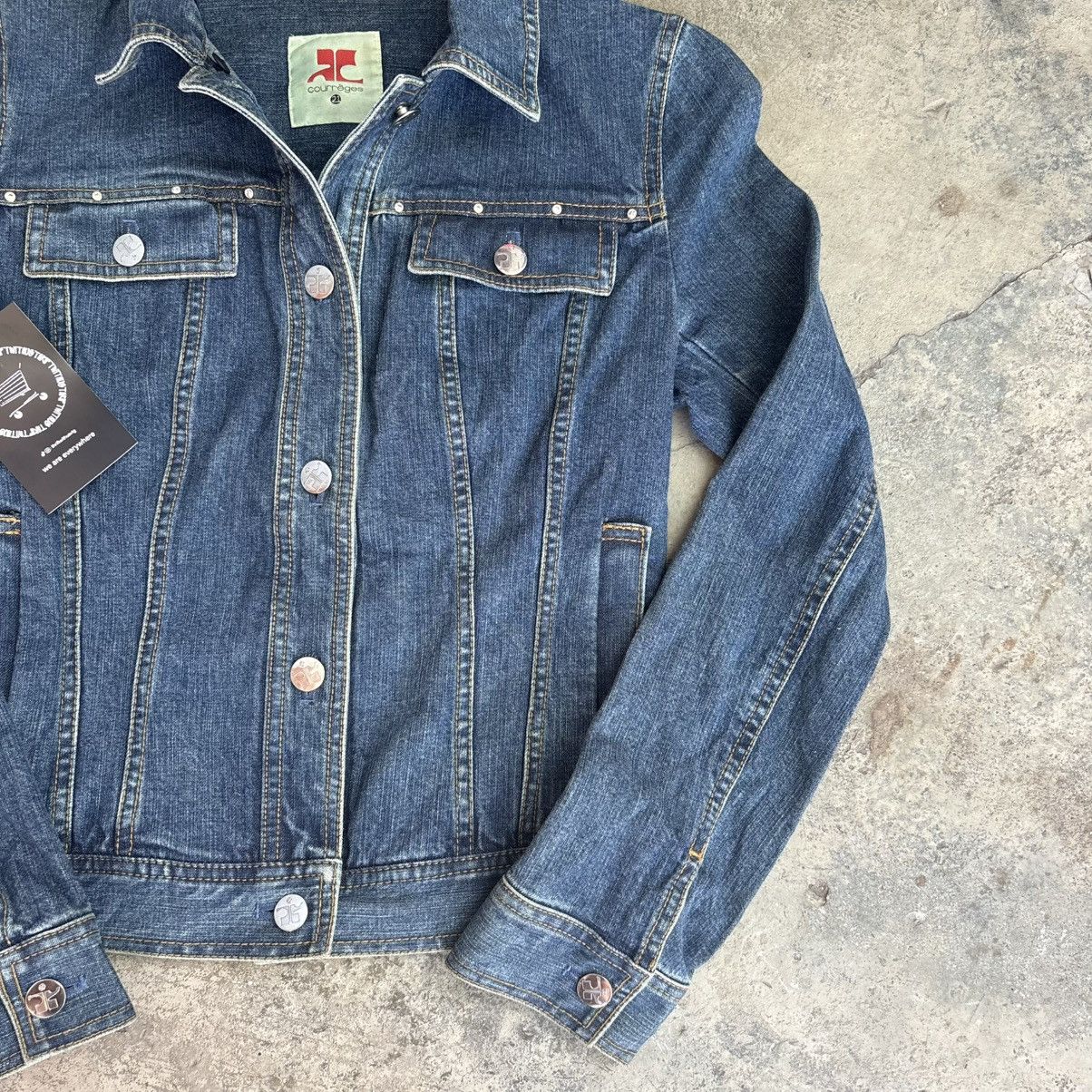 Courreges Courreges denim jacket Size XS / US 0-2 / IT 36-38 - 4 Thumbnail