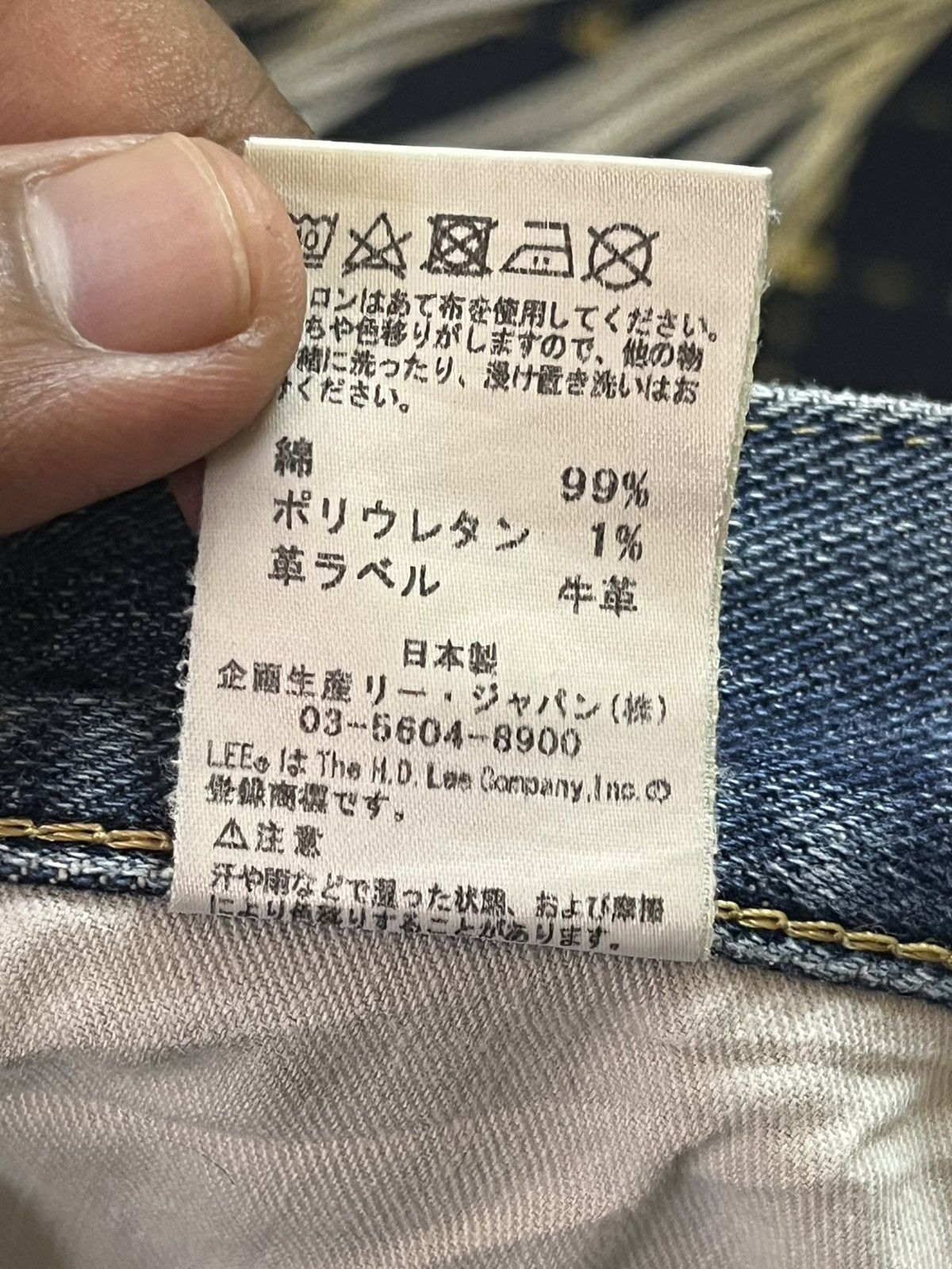 Lee Vintage Lee Riders Flare Grunge Distressed Denim Size US 30 / EU 46 - 11 Thumbnail