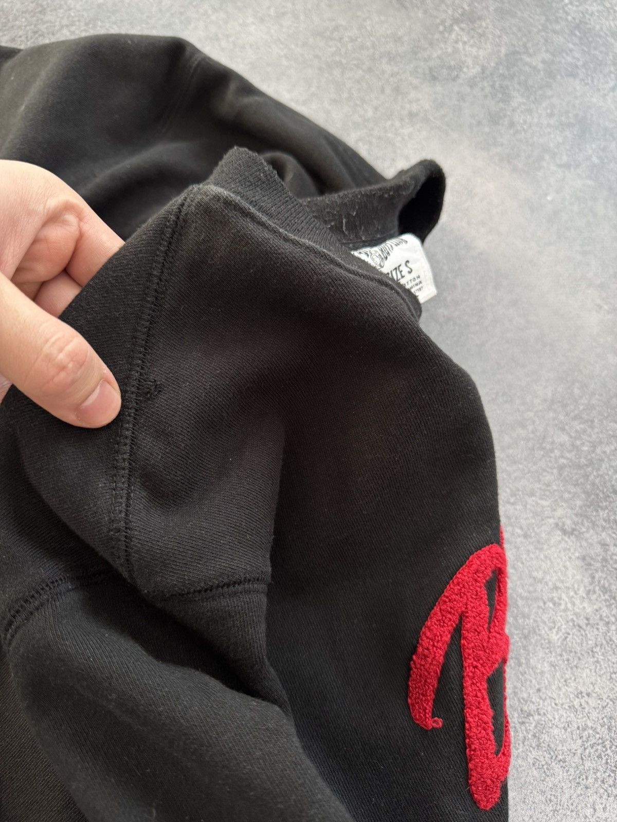 Billionaire Boys Club Billionaire Boys Club Red Chenille Script Sweatshirt Size US S / EU 44-46 / 1 - 8 Thumbnail