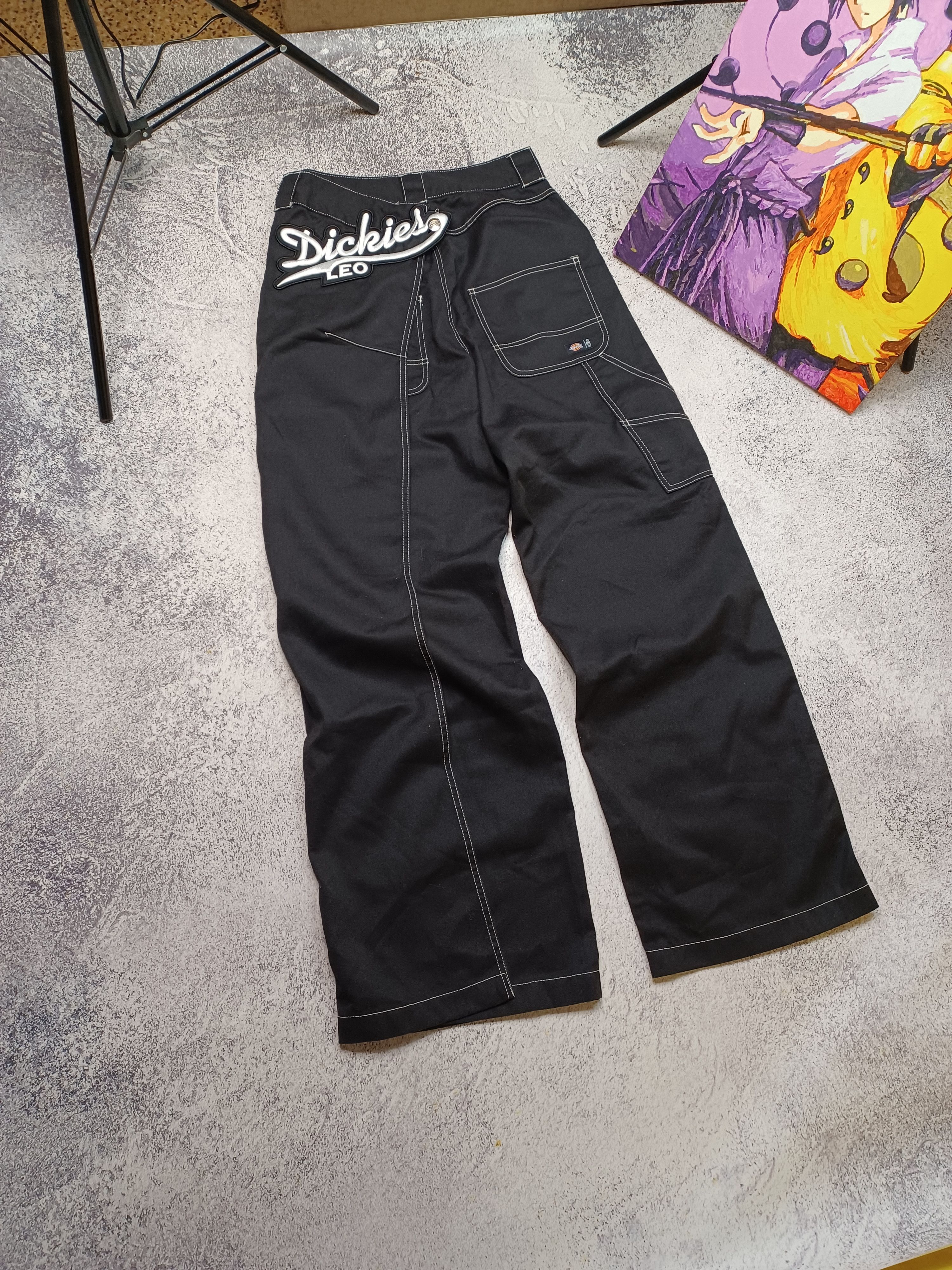 Dickies Dickies LEO X DICKIES Pant Black - Pantaloni Donna Neri Size 28" / US 6 / IT 42 - 2 Thumbnail