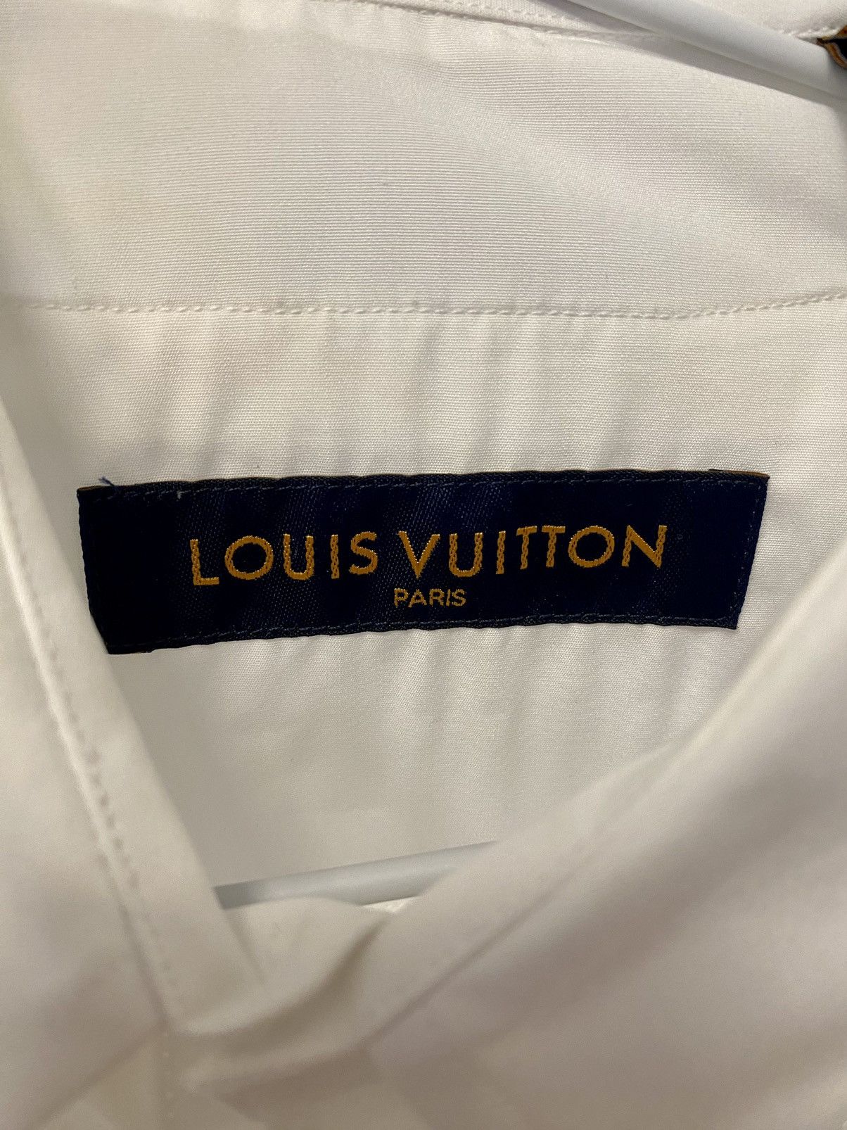 Louis Vuitton Louis Vuitton white 3D mid layer DNA shirt S Size US S / EU 44-46 / 1 - 8 Thumbnail