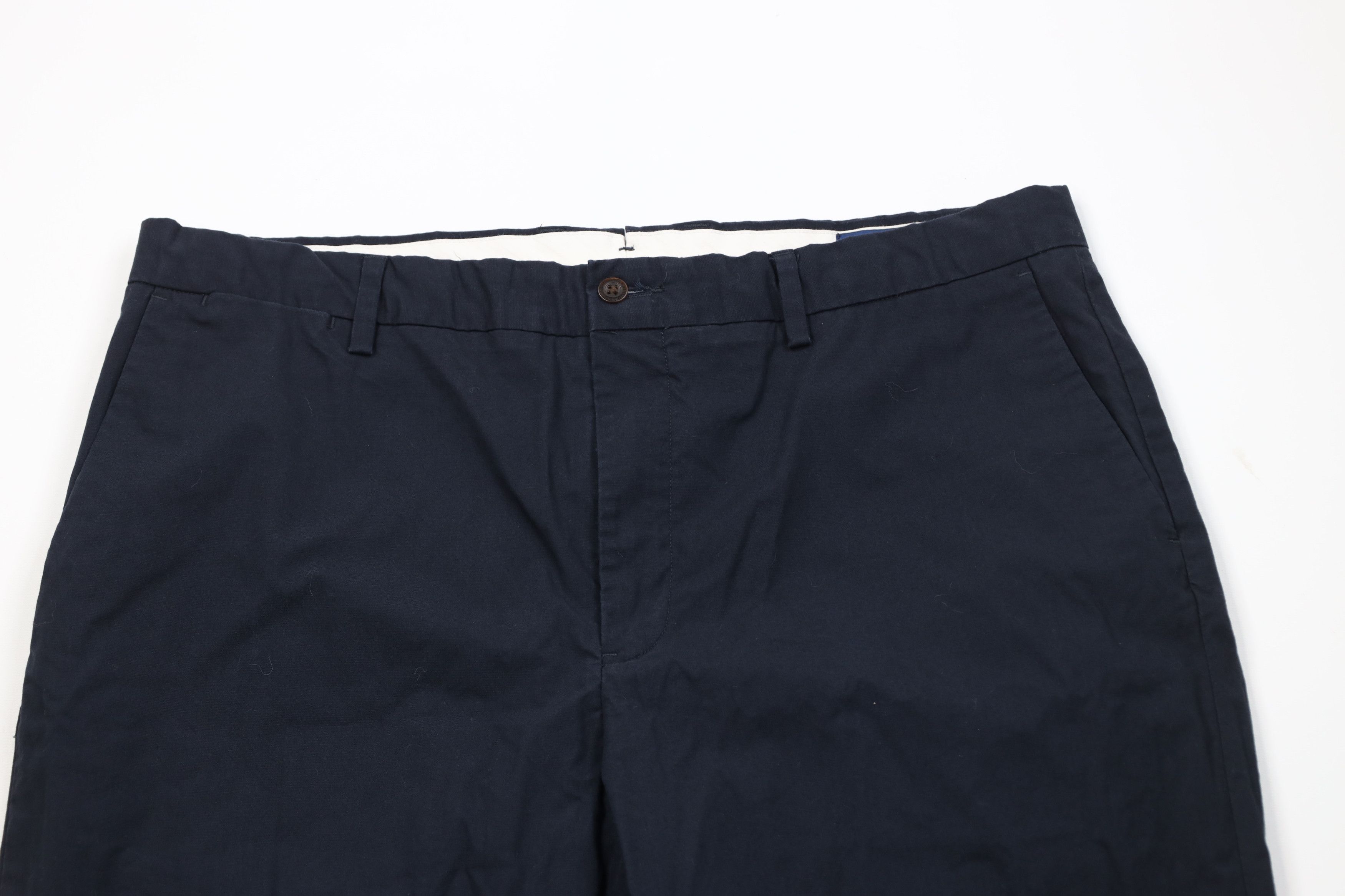 Ralph Lauren Vintage Y2K Ralph Lauren Wide Leg Chino Pants Navy Blue Size US 36 / EU 52 - 2 Thumbnail