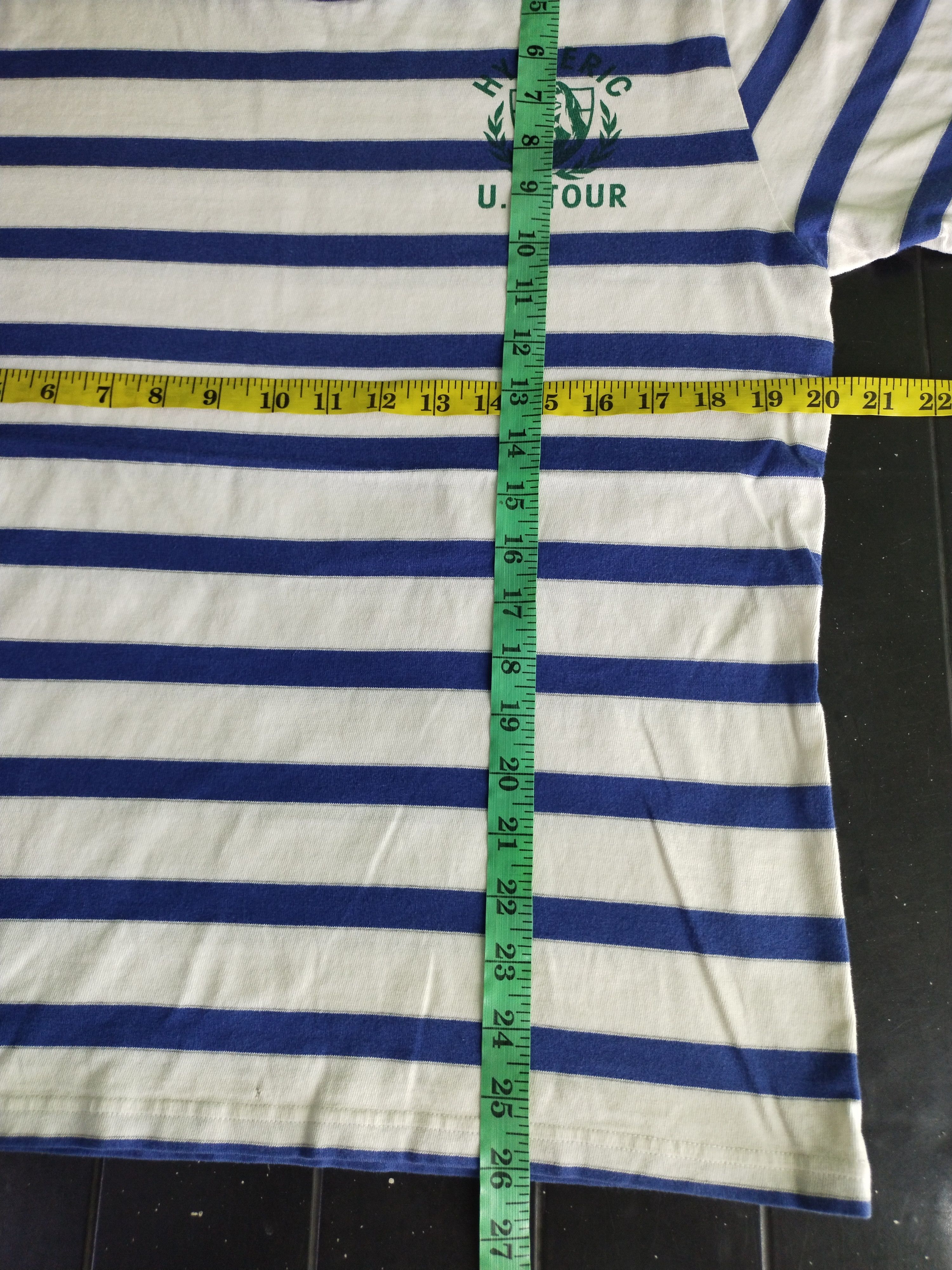 Hysteric Glamour Hysteric Glamour U.S Tour Hysteric Stripe Tee Size US M / EU 48-50 / 2 - 10 Thumbnail