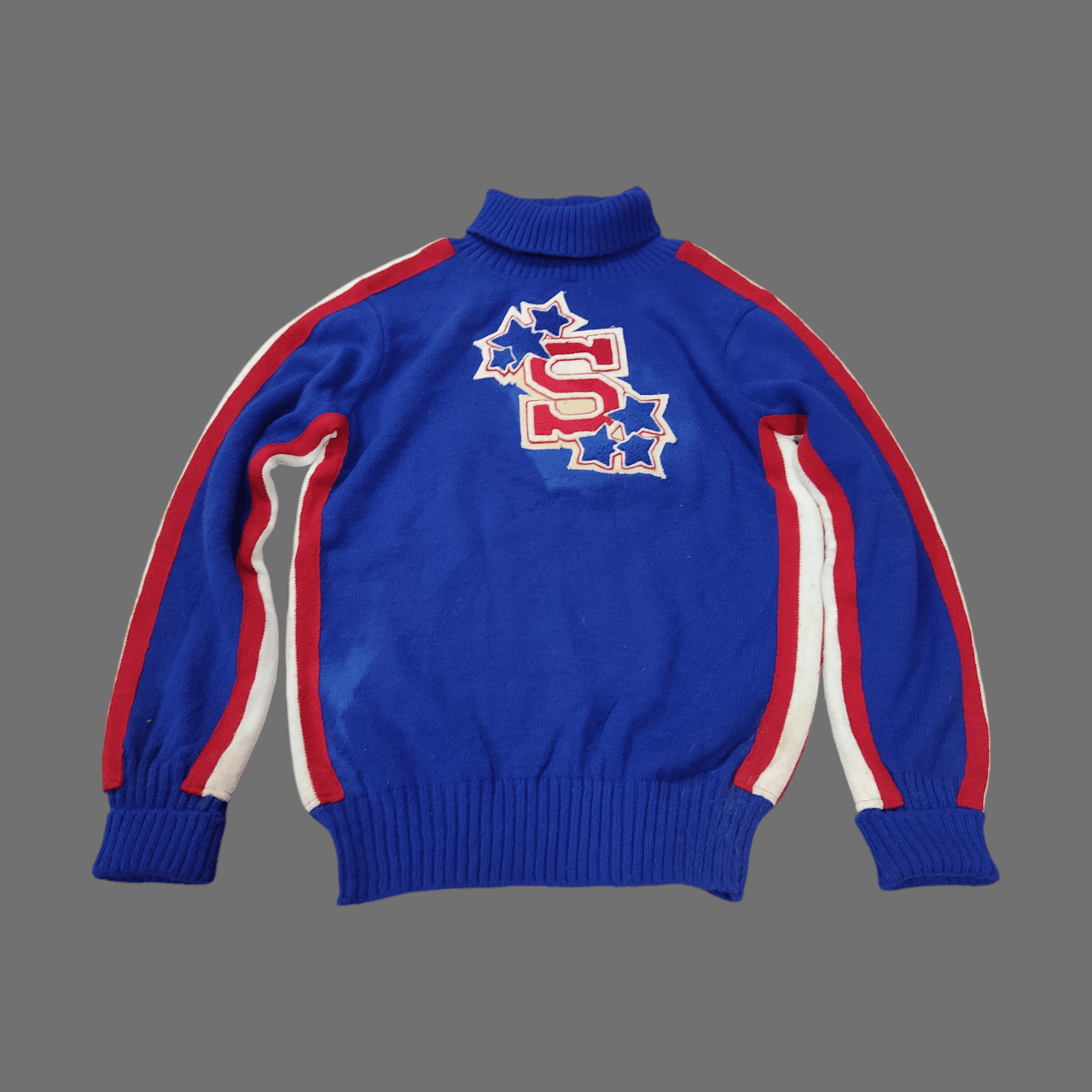 Vintage Vintage 80s 90s American Football Cheerleader Knit Sweater Size M / US 6-8 / IT 42-44 - 2 Thumbnail