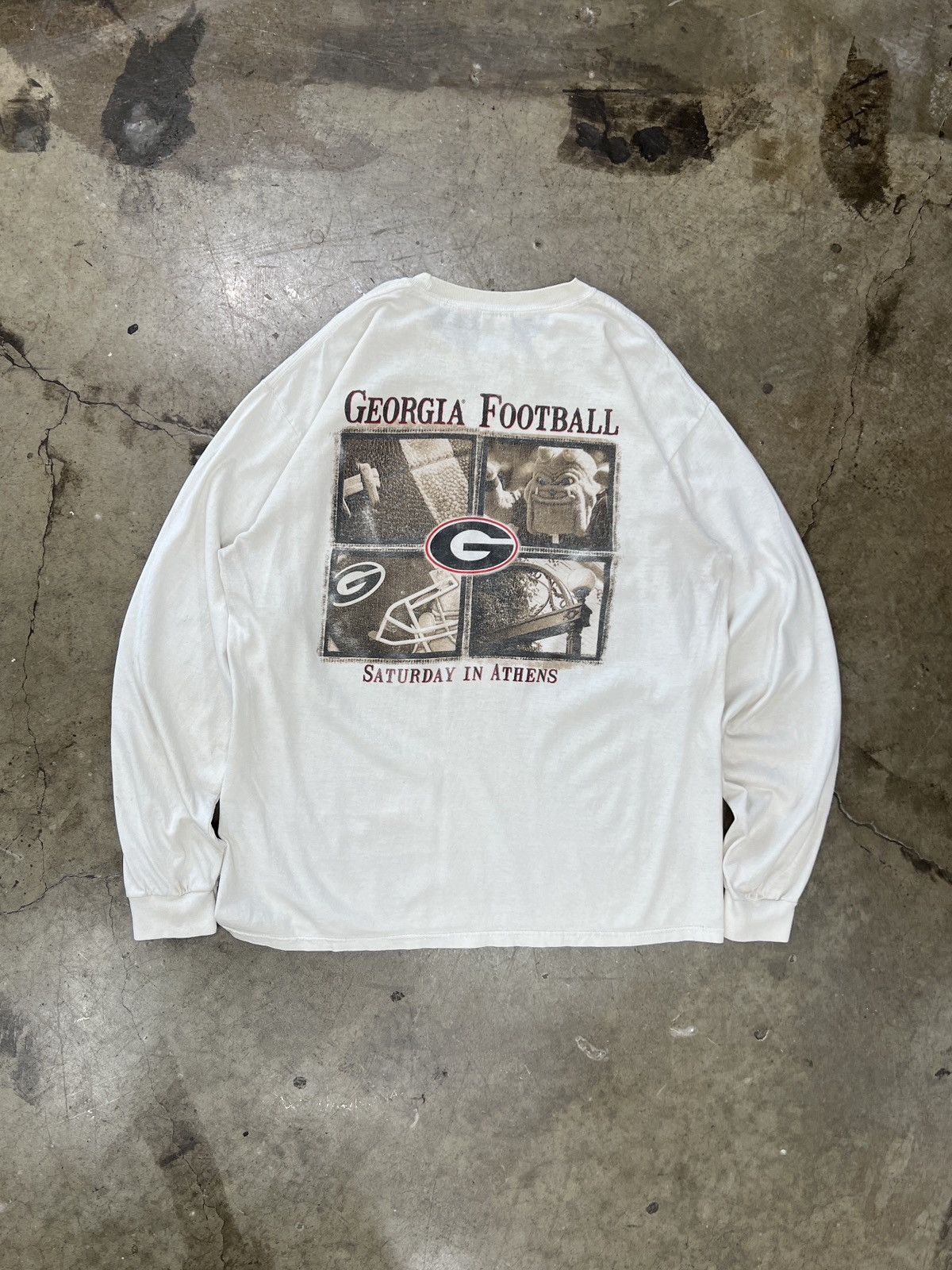 NCAA Vintage Georgia Football Athens Long Sleeve Large Size US L / EU 52-54 / 3 - 2 Thumbnail
