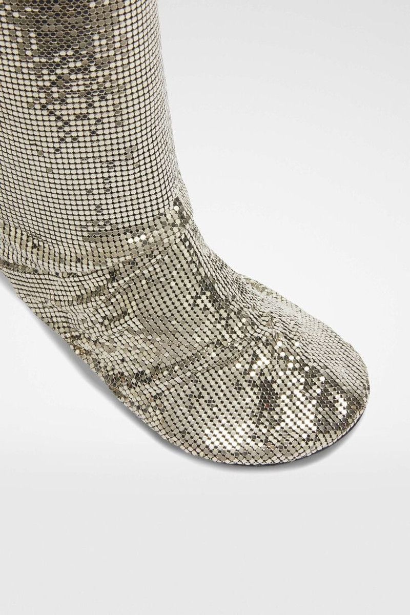Jil Sander o1loc1c0426 Ankle Boots in Grey/Silver Tone Size US 7 / IT 37 - 5 Thumbnail