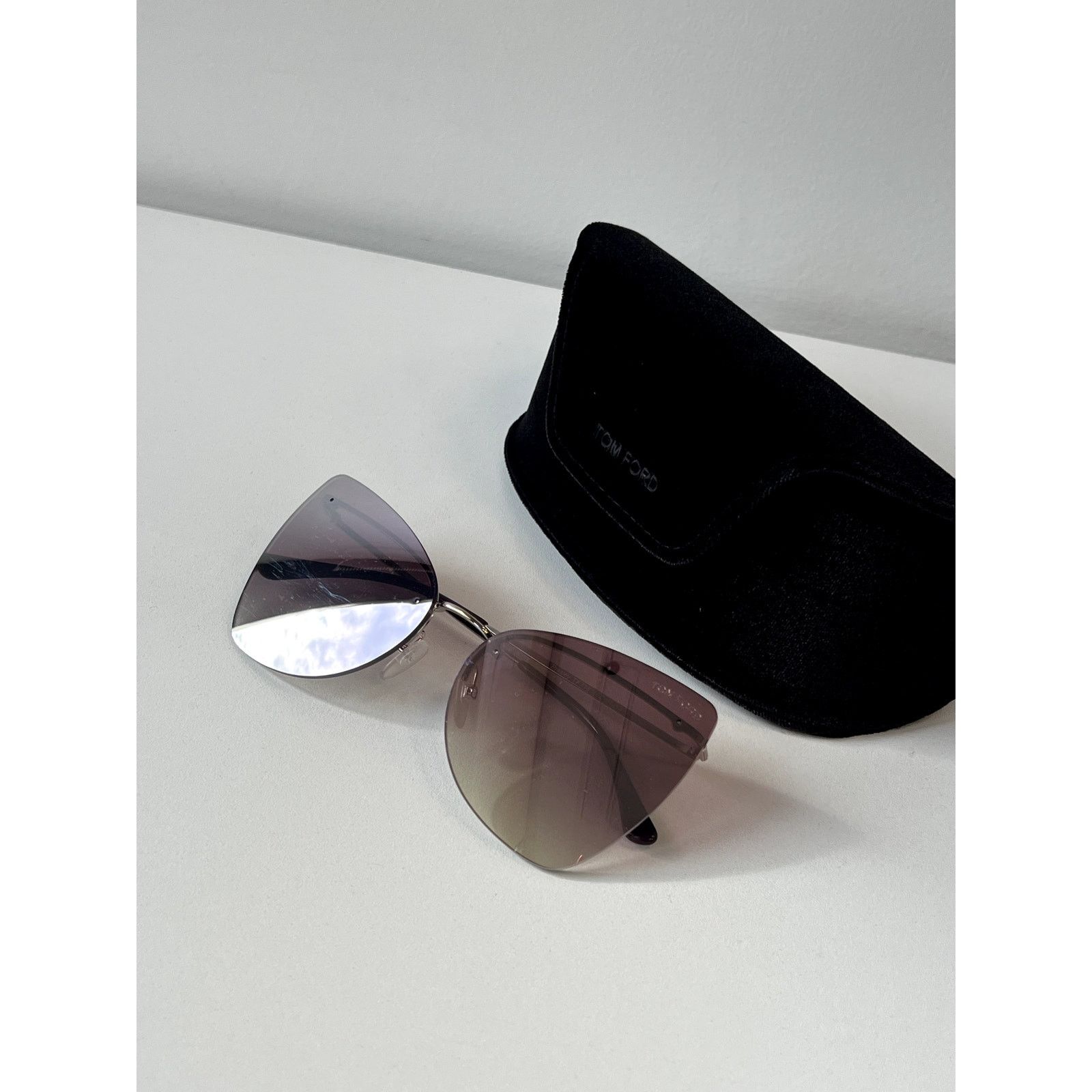 Tom Ford NEW Tom Ford Presley FT0716 Sunglasses Lilac Anti Reflective Size ONE SIZE - 3 Thumbnail