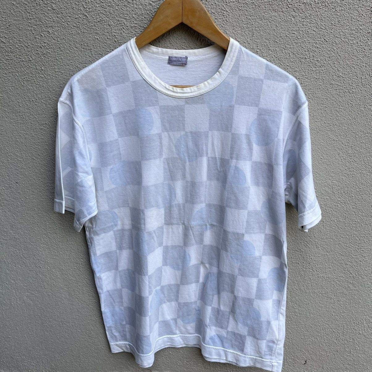 Comme des Garcons Homme COMME DES GARCONS checkered inside print tee Size US M / EU 48-50 / 2 - 2 Thumbnail