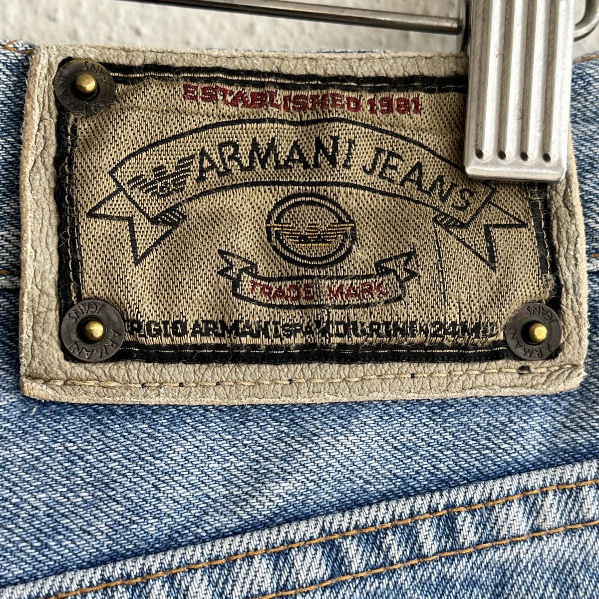 Armani VINTAGE ARMANI JEANS ITALY BAGGY LOOSE BLUE DENIM Size US 36 / EU 52 - 13 Thumbnail