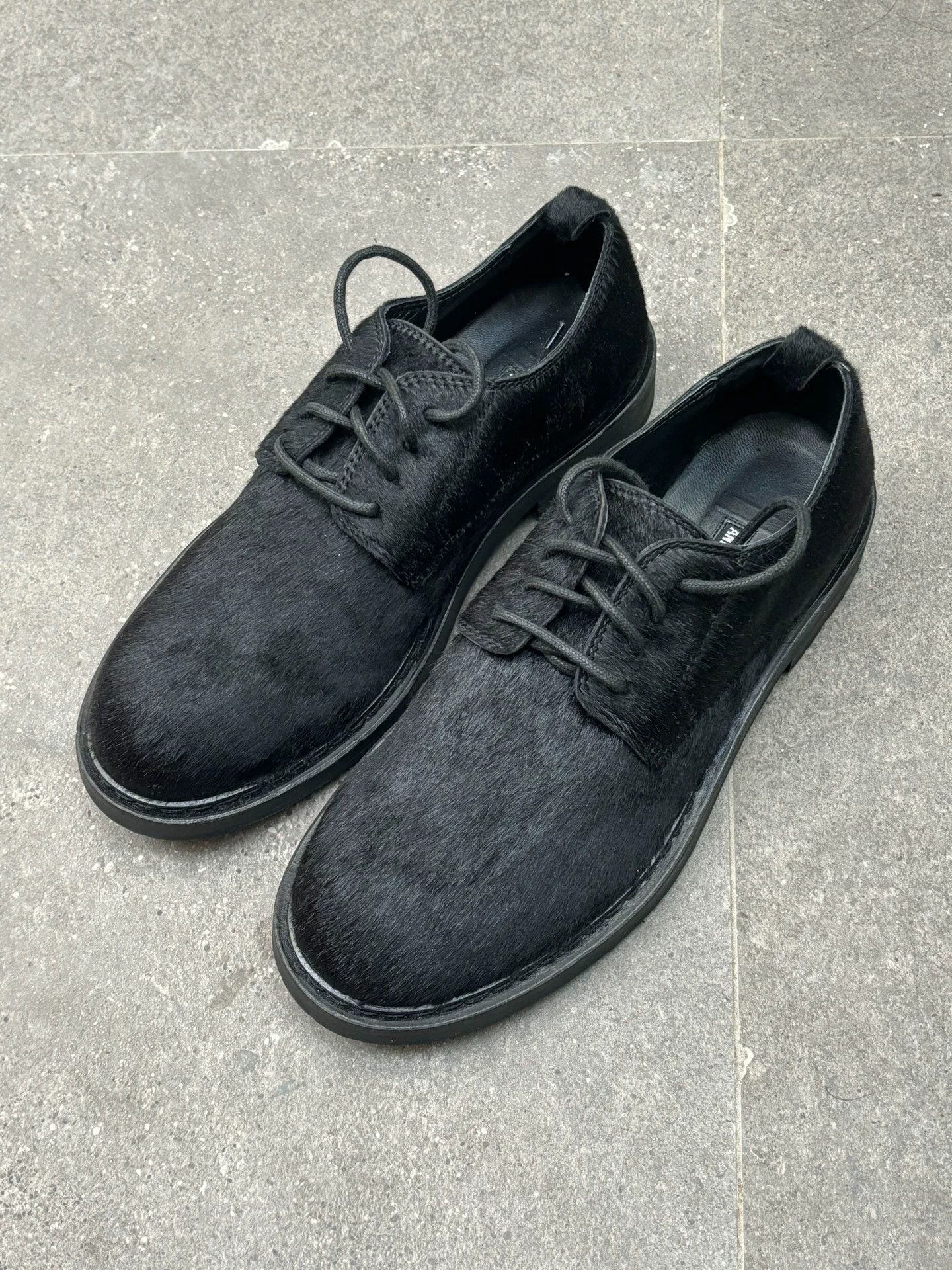 Ann Demeulemeester Ann Demeulemeester Horsehair Derby Shoes 40 Size US 7 / EU 40 - 2 Thumbnail