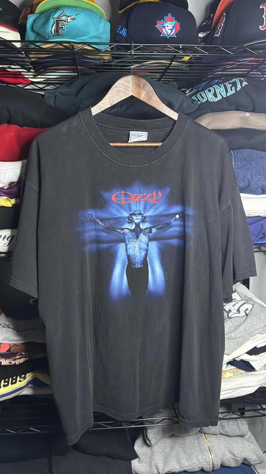 All Sport Vintage 2001 Ozzy Osbourne Tour Crucifixion Down To Earth Size US XL / EU 56 / 4 - 1 Thumbnail