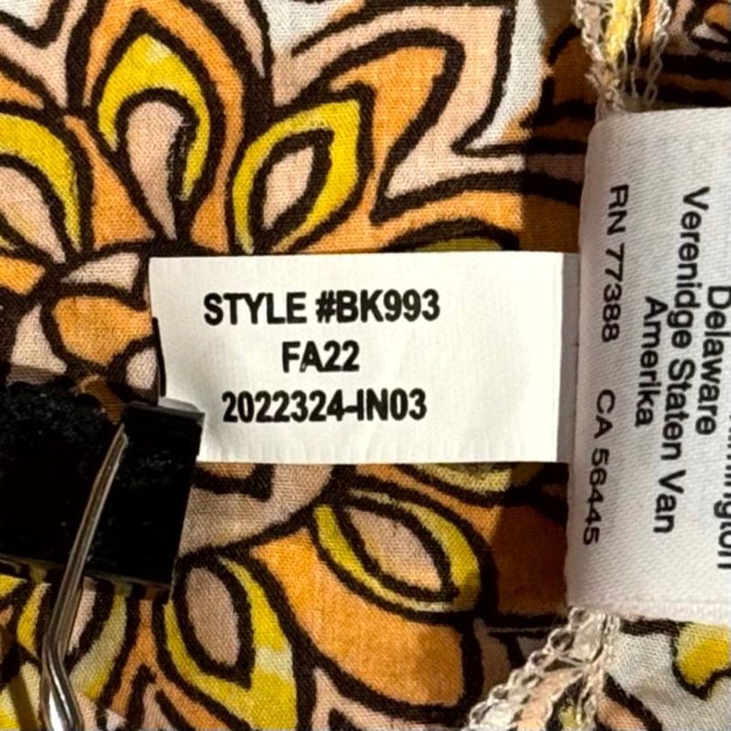 J.Crew J Crew Collection Smocked Maxi Dress Floral Orange 20 Resort Size 3XL / US 20-22 - 7 Thumbnail