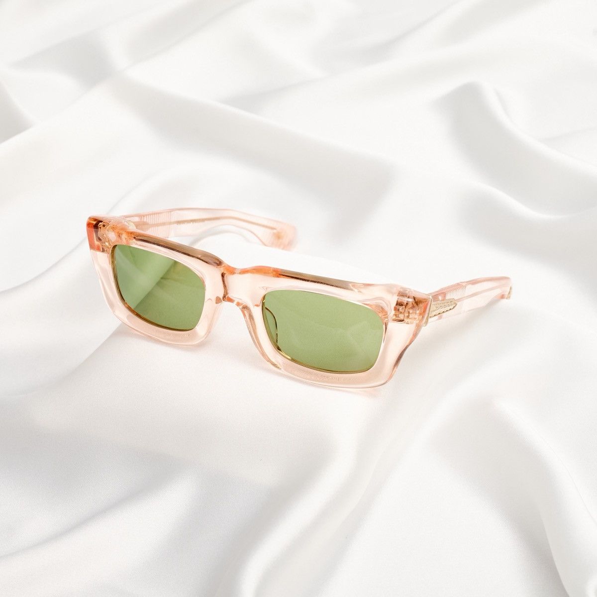 Chrome Hearts CHROME HEARTS STEEZIN PINK CRYSTAL SUNGLASSES Size ONE SIZE - 1 Thumbnail