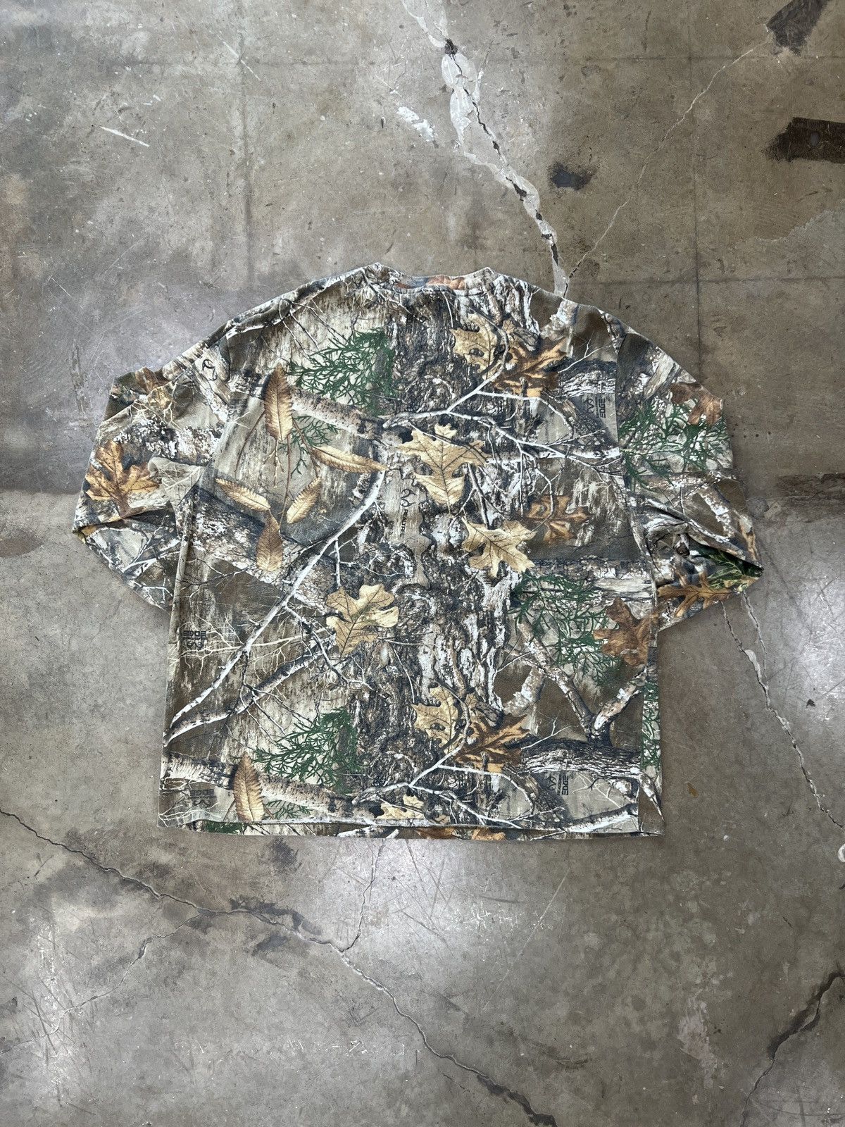 Realtree × Vintage Realtree Scent Control Real Wood Camo Long Sleeve Tee 3XL Size US XXL / EU 58 / 5 - 4 Thumbnail