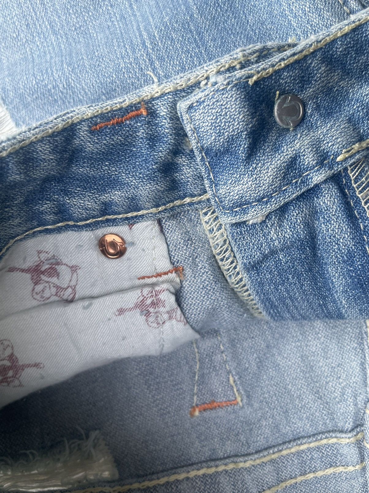 Designer × True Religion True Religion Joey Big T Distresed Denim Size 32" / US 10 / IT 46 - 12 Thumbnail