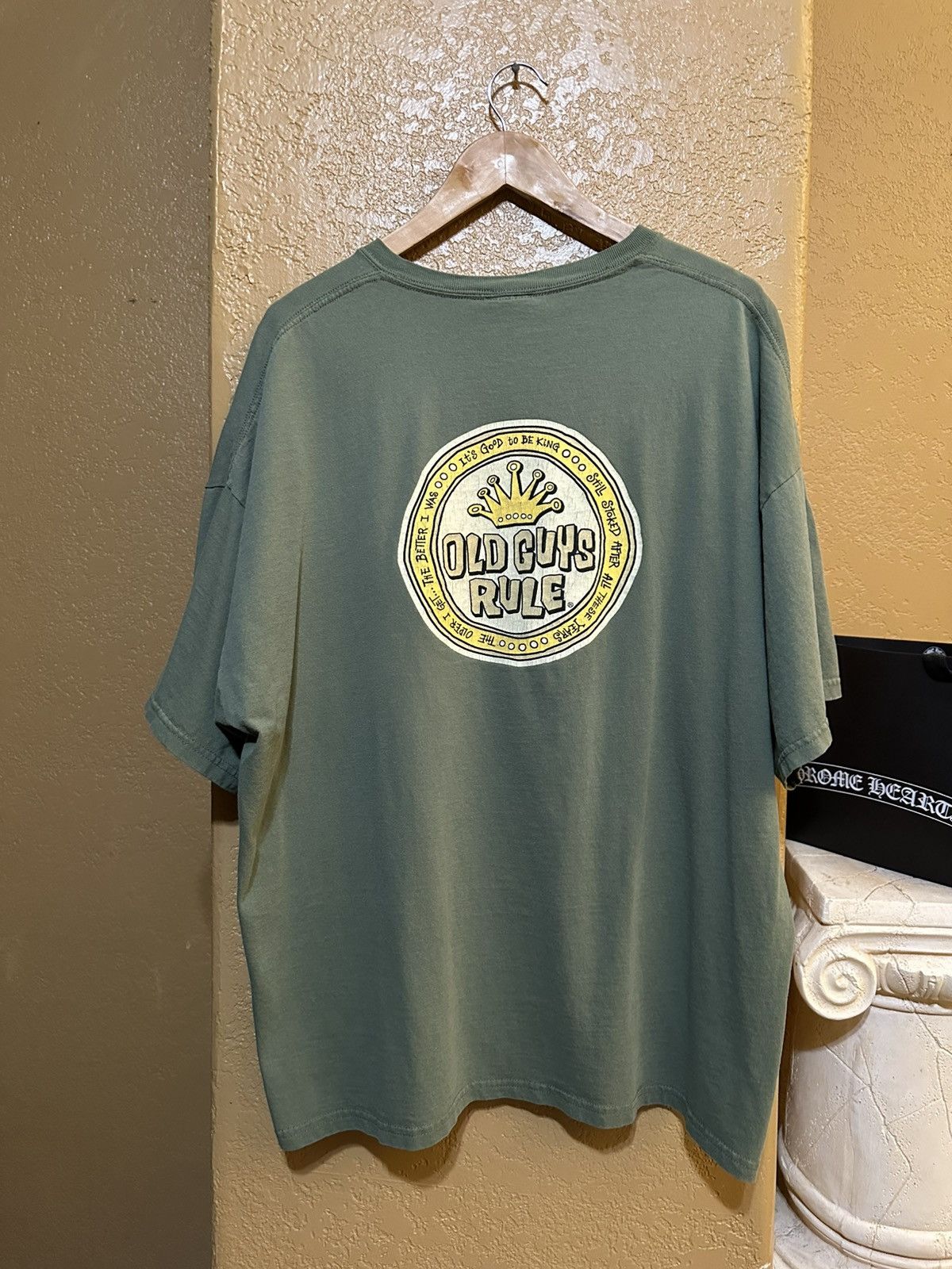 Vintage 📌 vintage Old Guys Rule Stussy tee skate Size US XXL / EU 58 / 5 - 1 Thumbnail