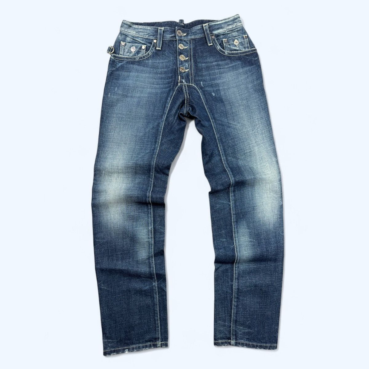 Dsquared2 Dsquared2 distressed blue jeans size 48 made in italy Size US 32 / EU 48 - 1 Thumbnail