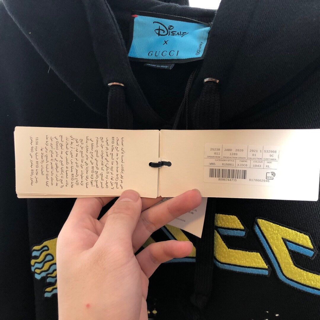 Gucci GUCCI Disney co-branded Donald Duck embroidered letter hood Size US XL / EU 56 / 4 - 6 Thumbnail