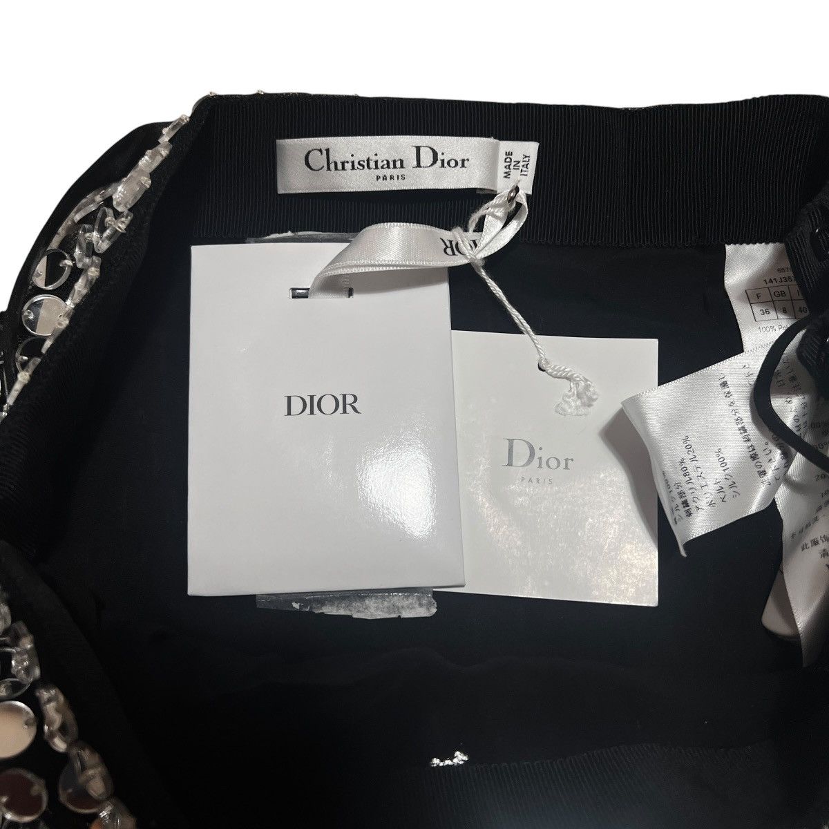 Dior DIOR Mirror-Effect Sequined Mini Skirt 36 Size 26" / US 2 / IT 38 - 6 Thumbnail