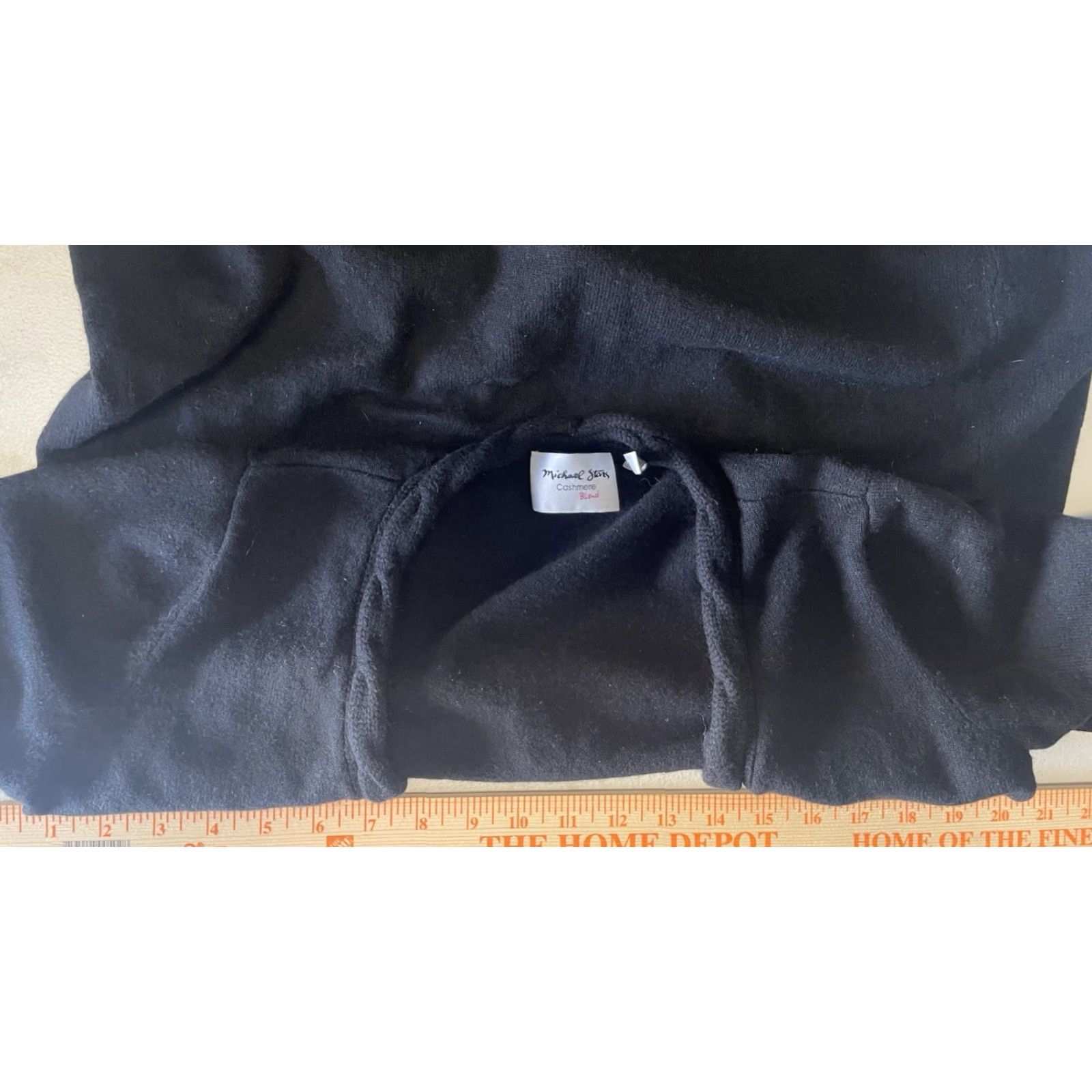 Michael Stars Michael Stars Women Cardigan Sweater Open Black Cashmere Wool One Size M/L Regular Set Size M / US 6-8 / IT 42-44 - 4 Thumbnail