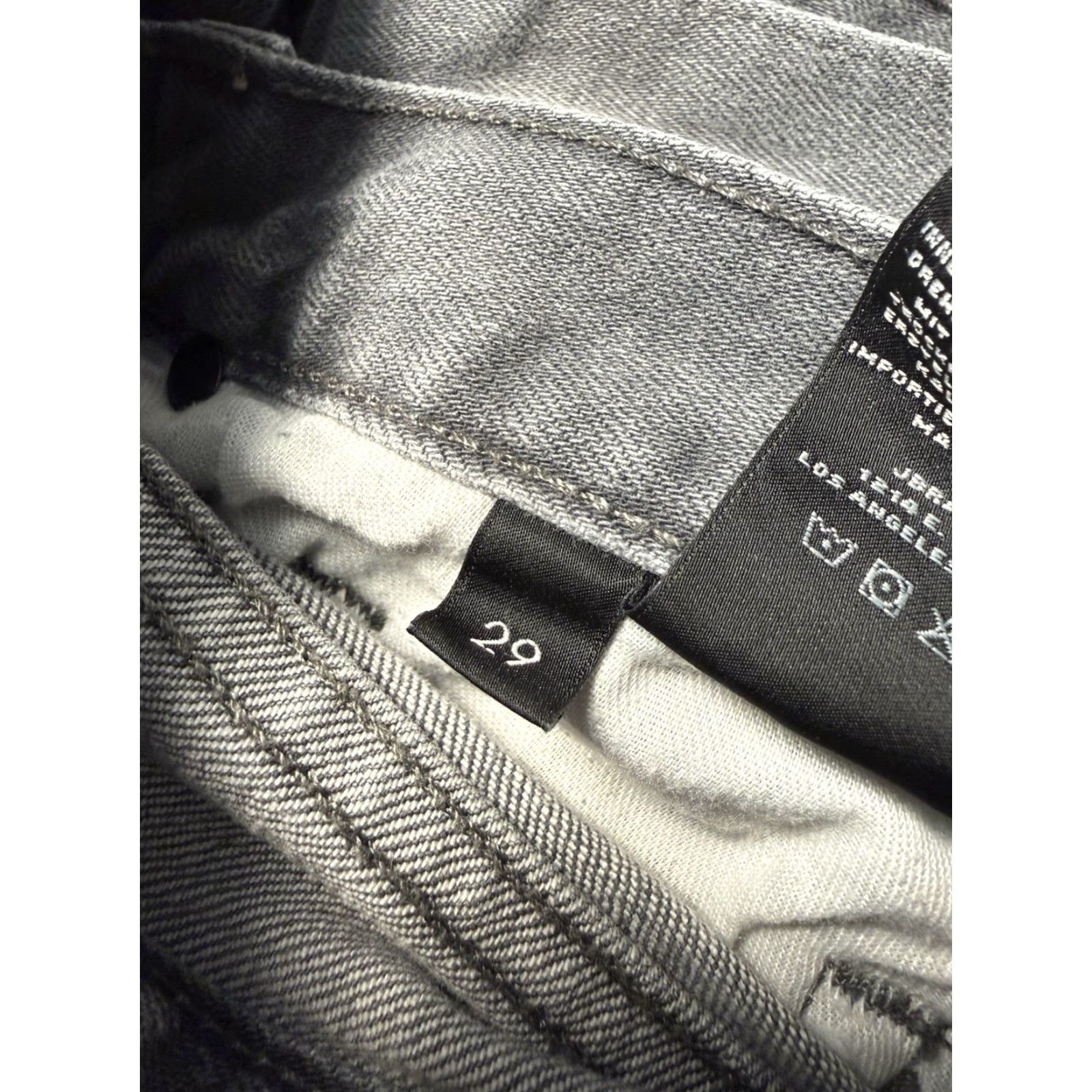 J Brand J Brand Jeans Mens 29 Tyler Tapered Leg Grey Cotton Blend Denim Shirt? Size US 29 - 4 Thumbnail