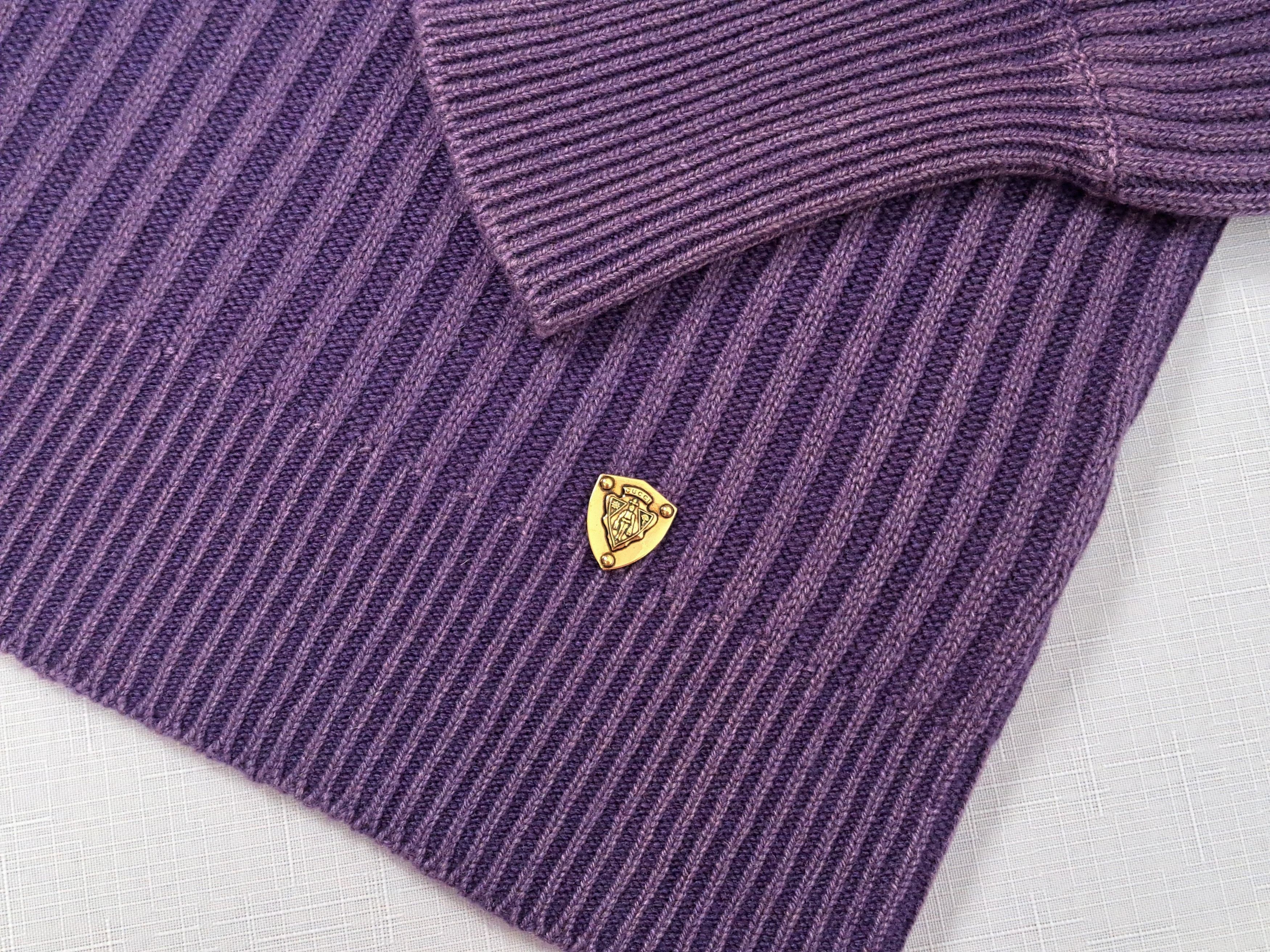Gucci GUCCI aging effect cashmere turtleneck. Size S Size S / US 4 / IT 40 - 8 Thumbnail