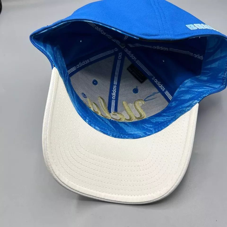 Adidas UCLA Bruins Hat Men Blue Adidas Stretch Fitted Cap L-XL Size ONE SIZE - 4 Thumbnail