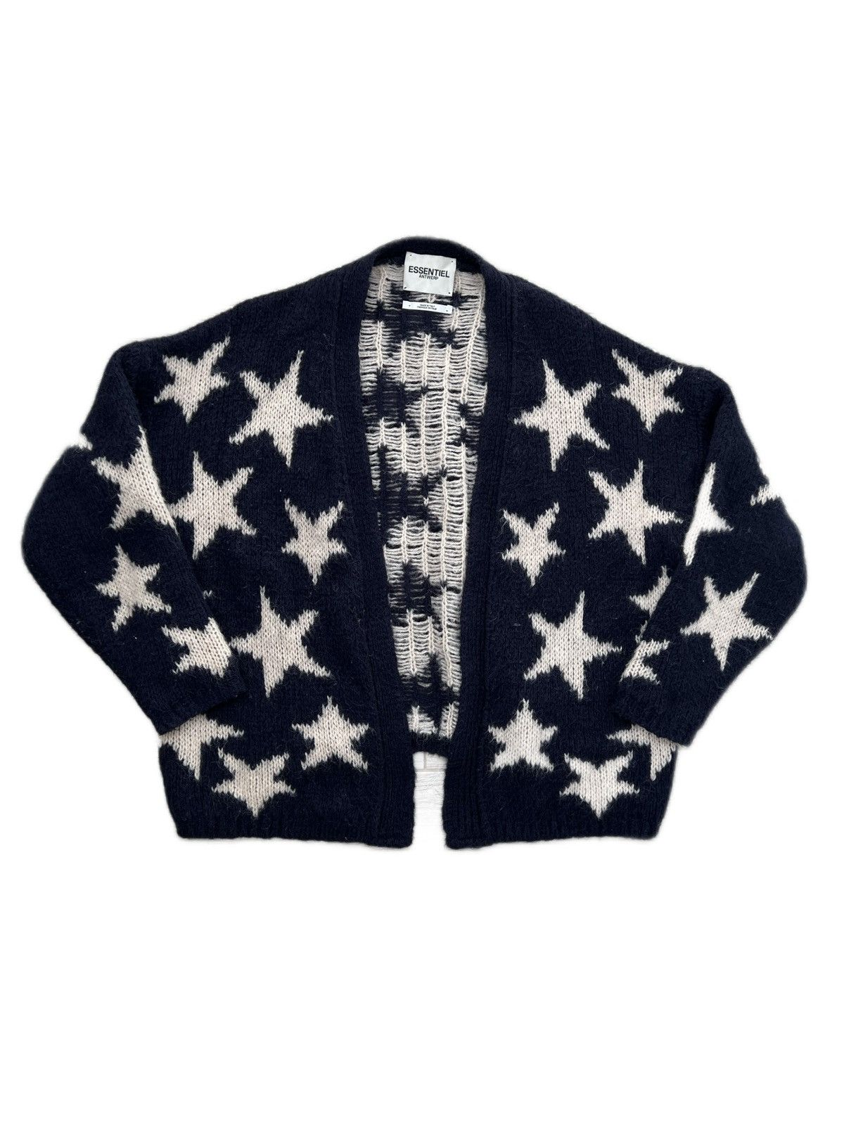 Essentiel Antwerpen Essentiel Antwerp star pattern cardigan | Grailed