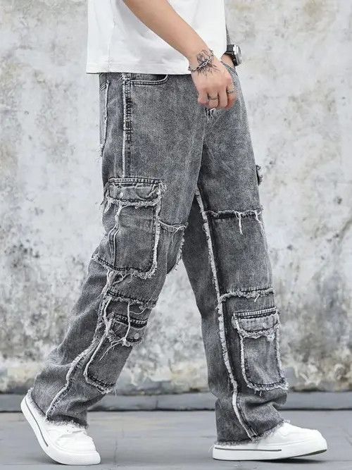 Other CARGO washed DRIP distressed jeans Drill Size US 32 / EU 48 - 4 Thumbnail