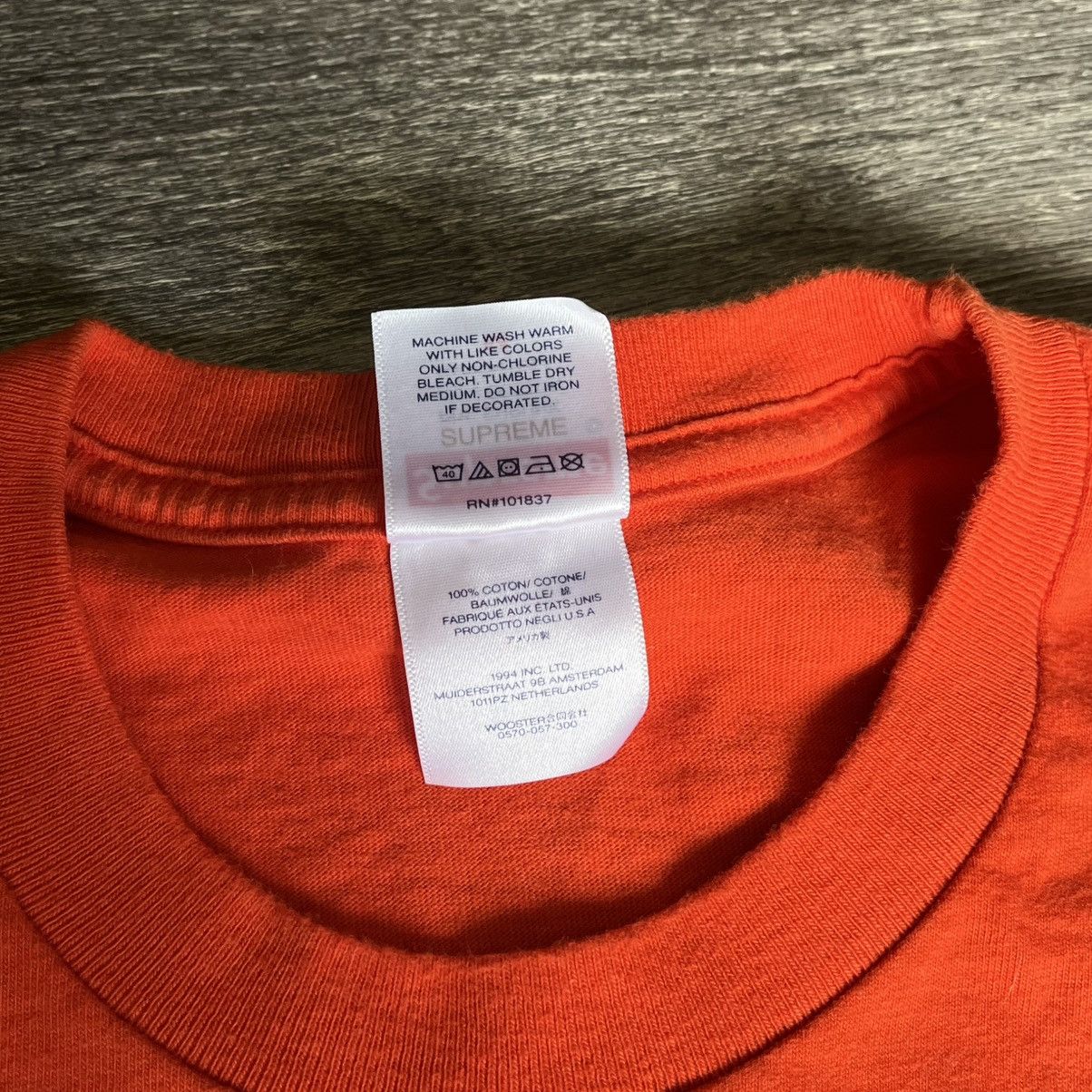 Supreme x Mobb Deep Dragon Drop a Gem On Em Orange T Shirt