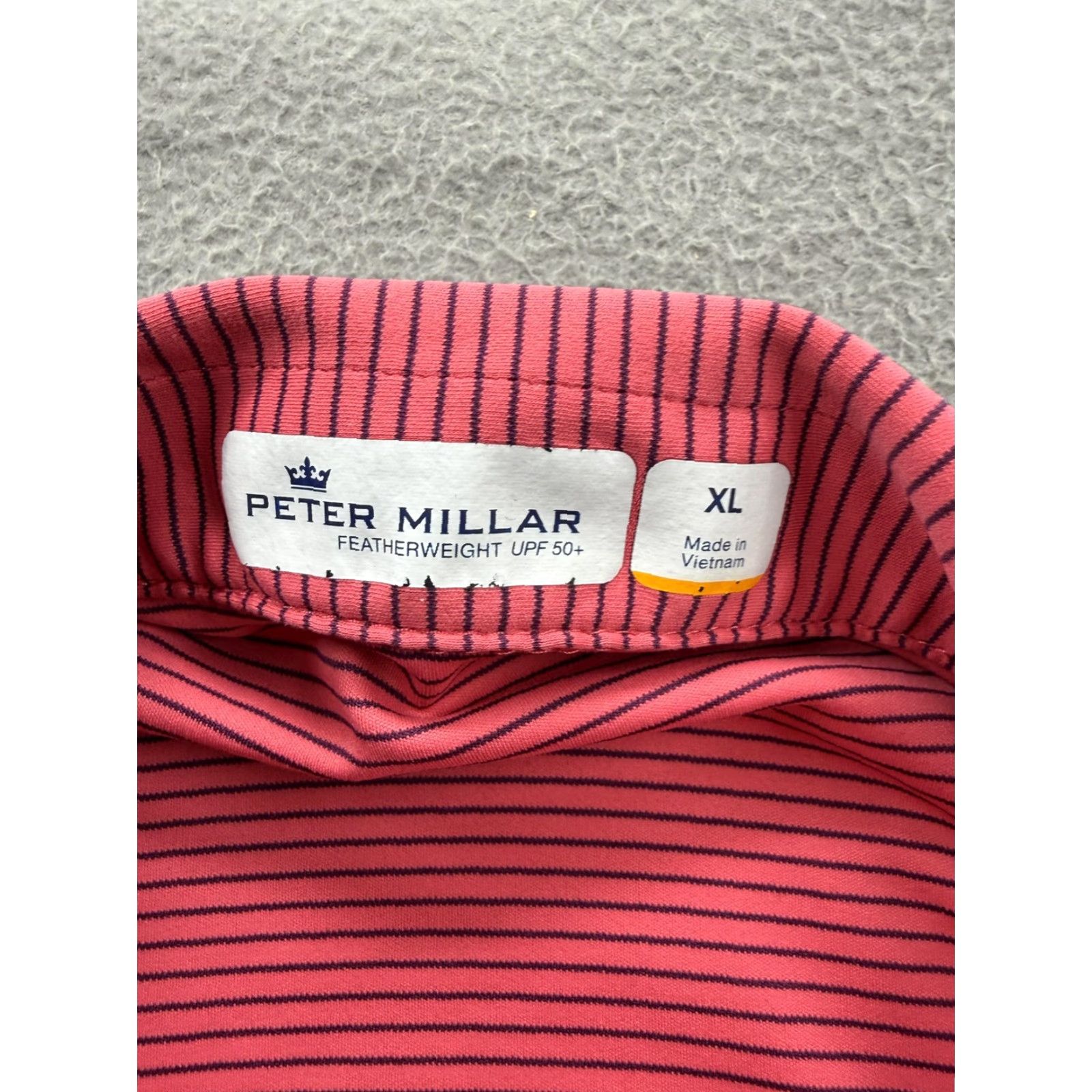 Peter Millar Peter Millar Polo Shirt Mens XL Pink Featherweight UPF 50+ Golf Performance Shirt Size US XL / EU 56 / 4 - 4 Thumbnail