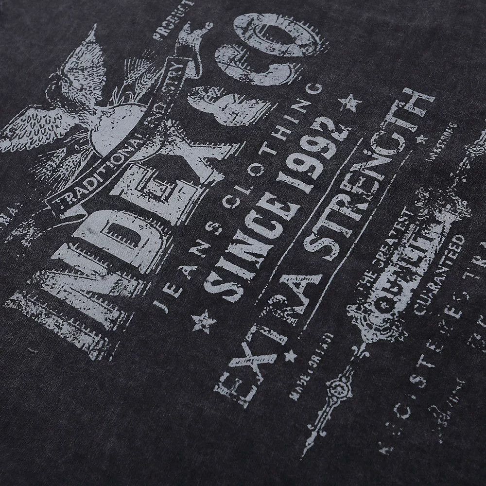 Vintage Men's loose punk letter washed distressed T-shirt Size US M / EU 48-50 / 2 - 5 Thumbnail