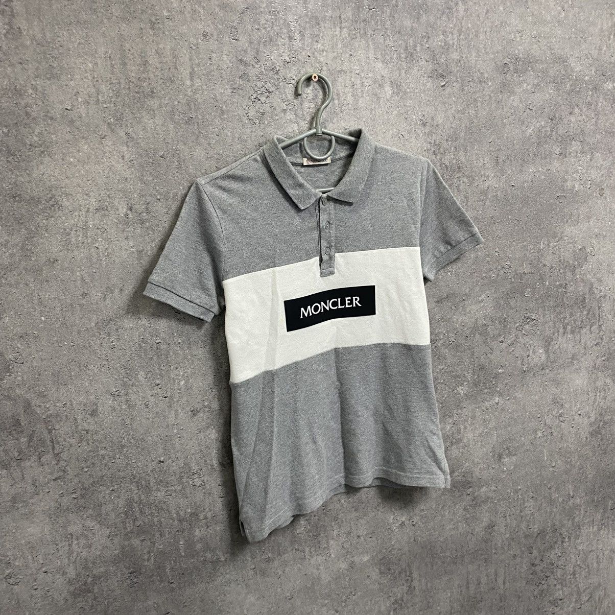 Moncler Moncler Polo T-shirt Big Logo Size US XS / EU 42 / 0 - 5 Thumbnail