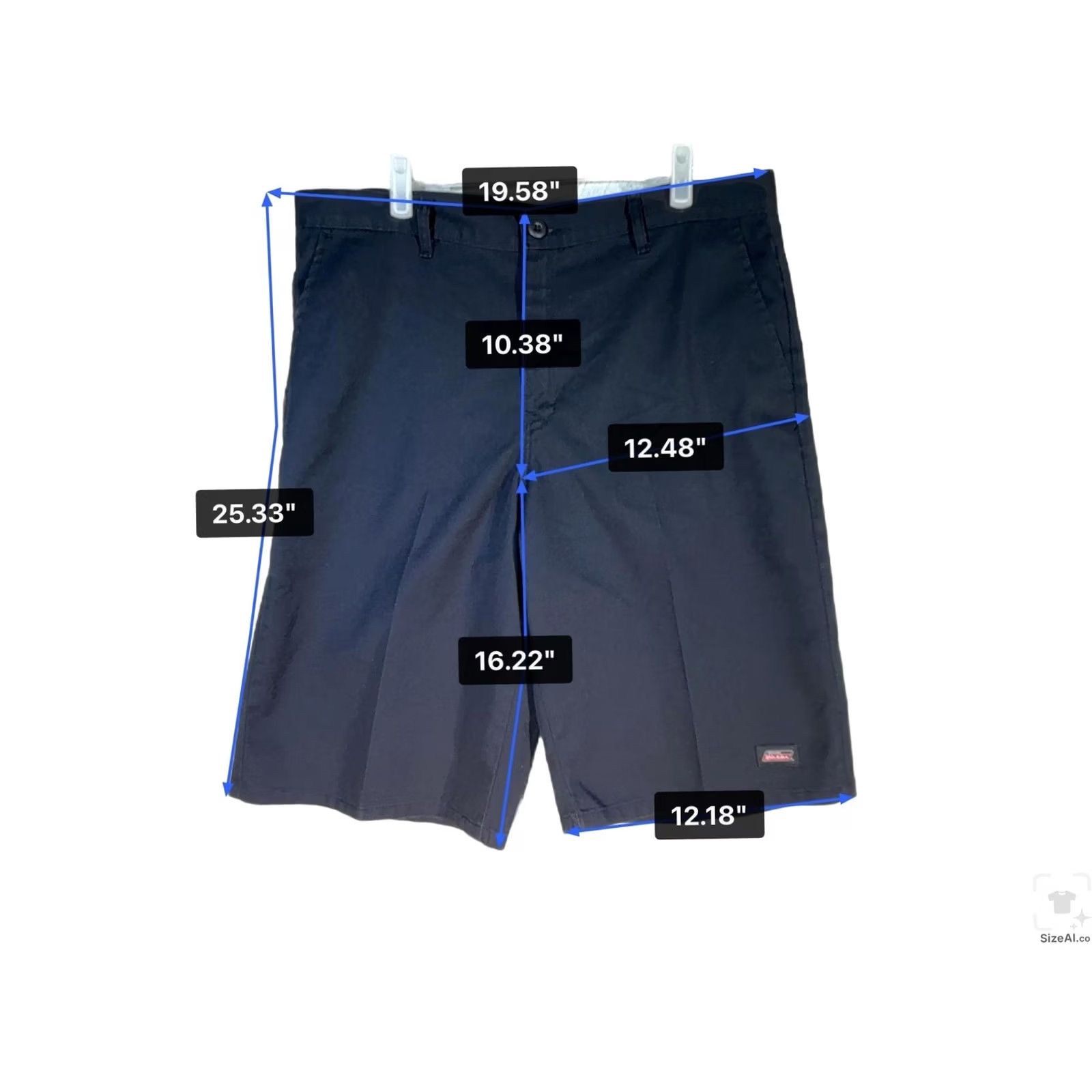 Dickies Dickies Shorts Mens 36 Black Chino Flat Front Workwear Pockets 11 Inseam Casual Size US 36 / EU 52 - 2 Thumbnail