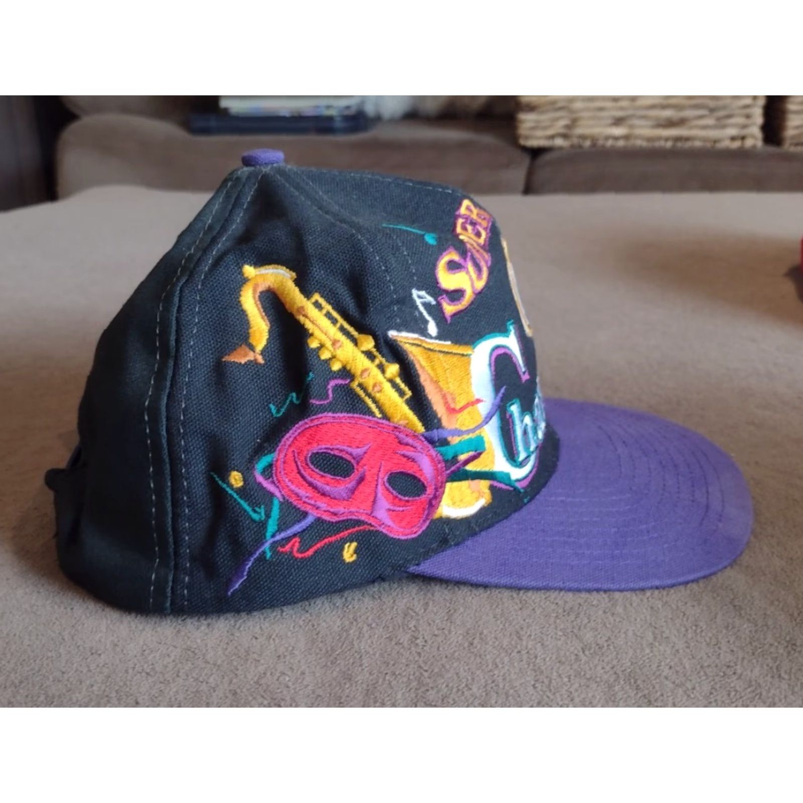 Logo Athletic VINTAGE Green Bay Packers Hat Snapback Deadstock NFL Logo Athletic 90s Adjustable One Size Black Unisex Size ONE SIZE - 4 Thumbnail