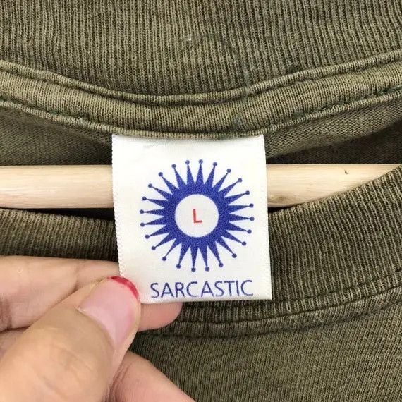 Japanese Brand Vtg 90’ SARCASTIC DISCO Japan Streetwear Hip Hop Tee Shirt Size US M / EU 48-50 / 2 - 5 Thumbnail